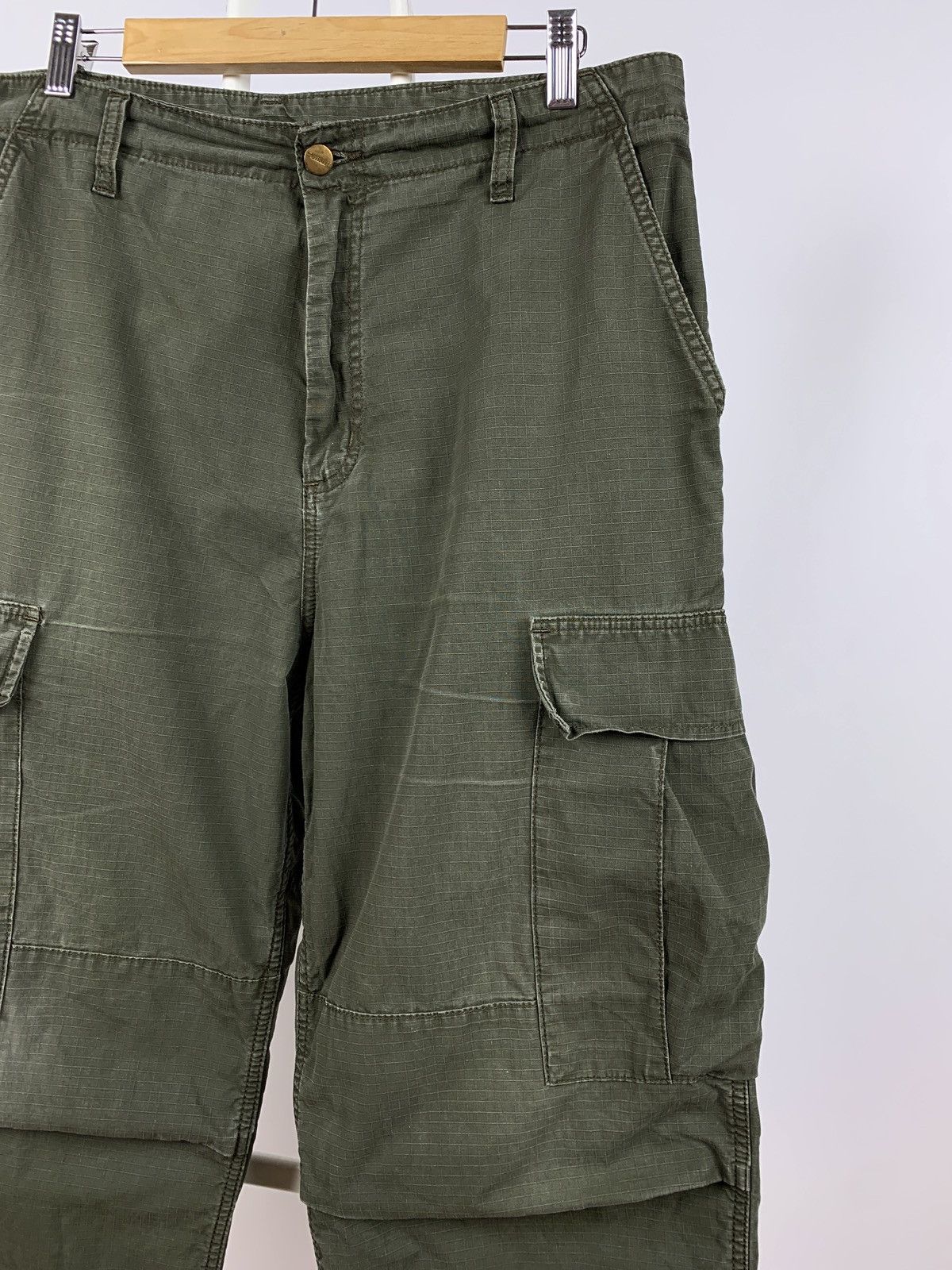 Carhartt Vintage Carhartt Khaki Cargo Pants Travis Style Size US 34 / EU 50 - 14 Thumbnail