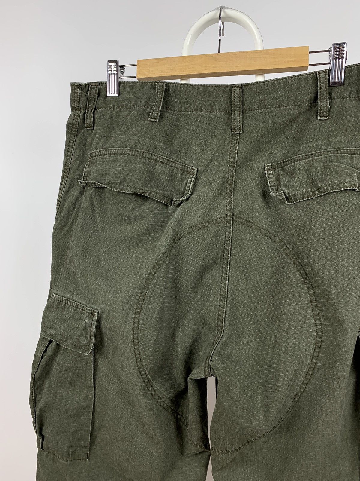 Carhartt Vintage Carhartt Khaki Cargo Pants Travis Style Size US 34 / EU 50 - 9 Thumbnail