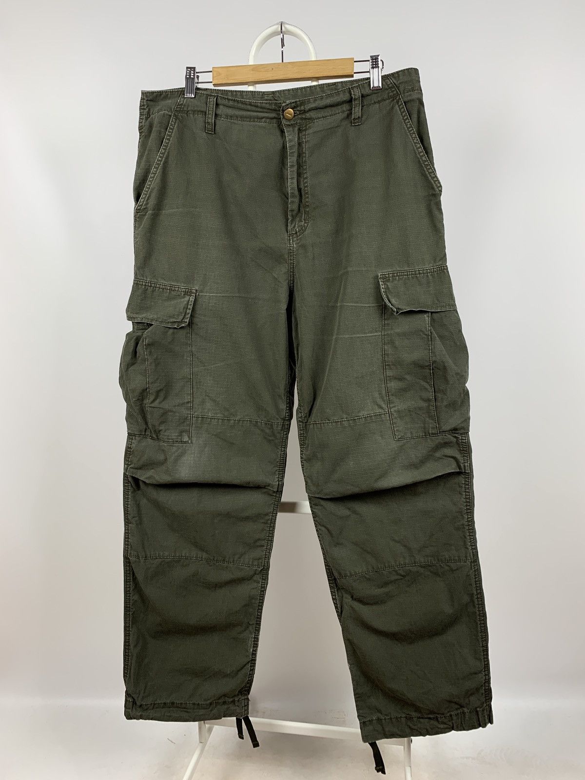 Carhartt Vintage Carhartt Khaki Cargo Pants Travis Style Size US 34 / EU 50 - 7 Thumbnail