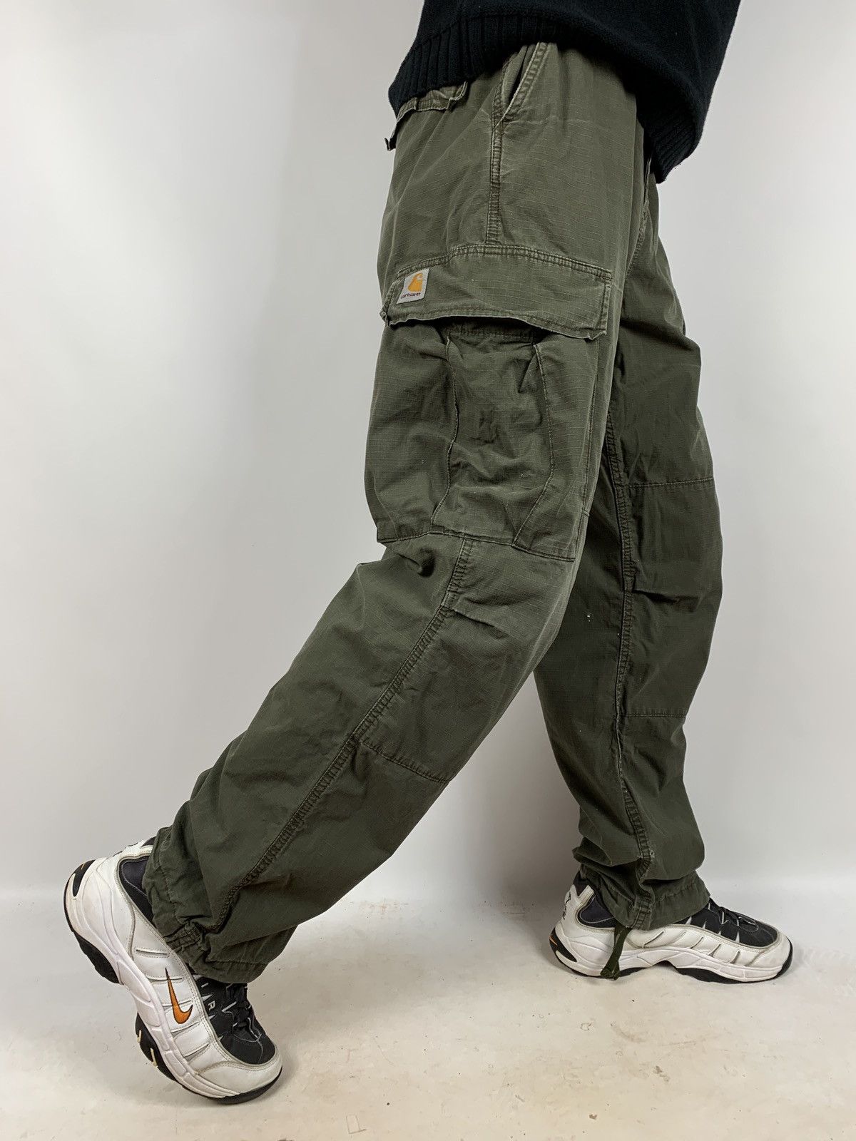Carhartt Vintage Carhartt Khaki Cargo Pants Travis Style Size US 34 / EU 50 - 1 Thumbnail
