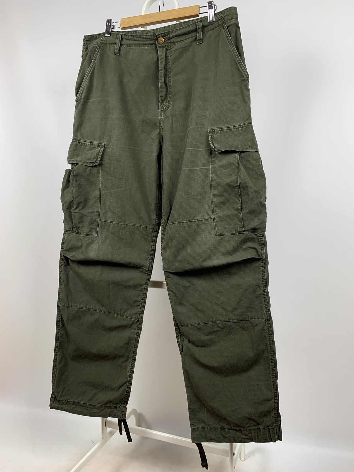 Carhartt Vintage Carhartt Khaki Cargo Pants Travis Style Size US 34 / EU 50 - 20 Thumbnail