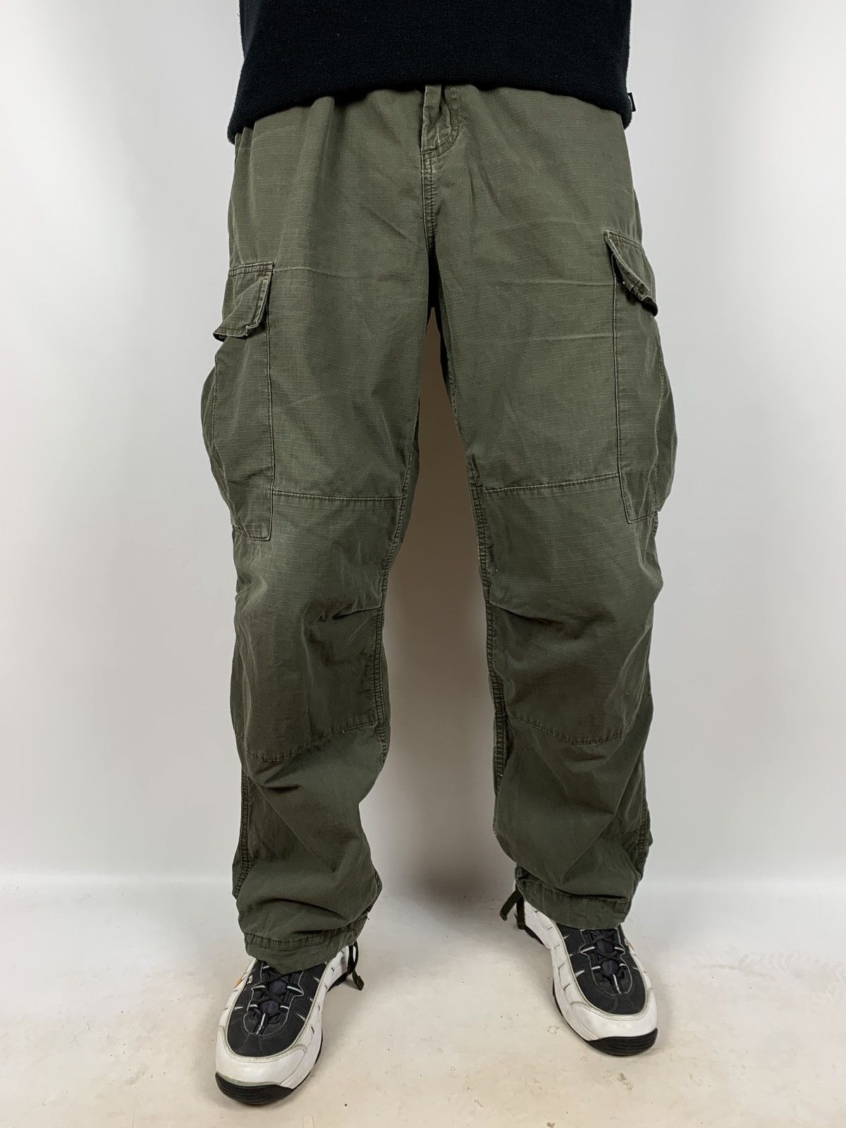 Carhartt Vintage Carhartt Khaki Cargo Pants Travis Style Size US 34 / EU 50 - 5 Thumbnail
