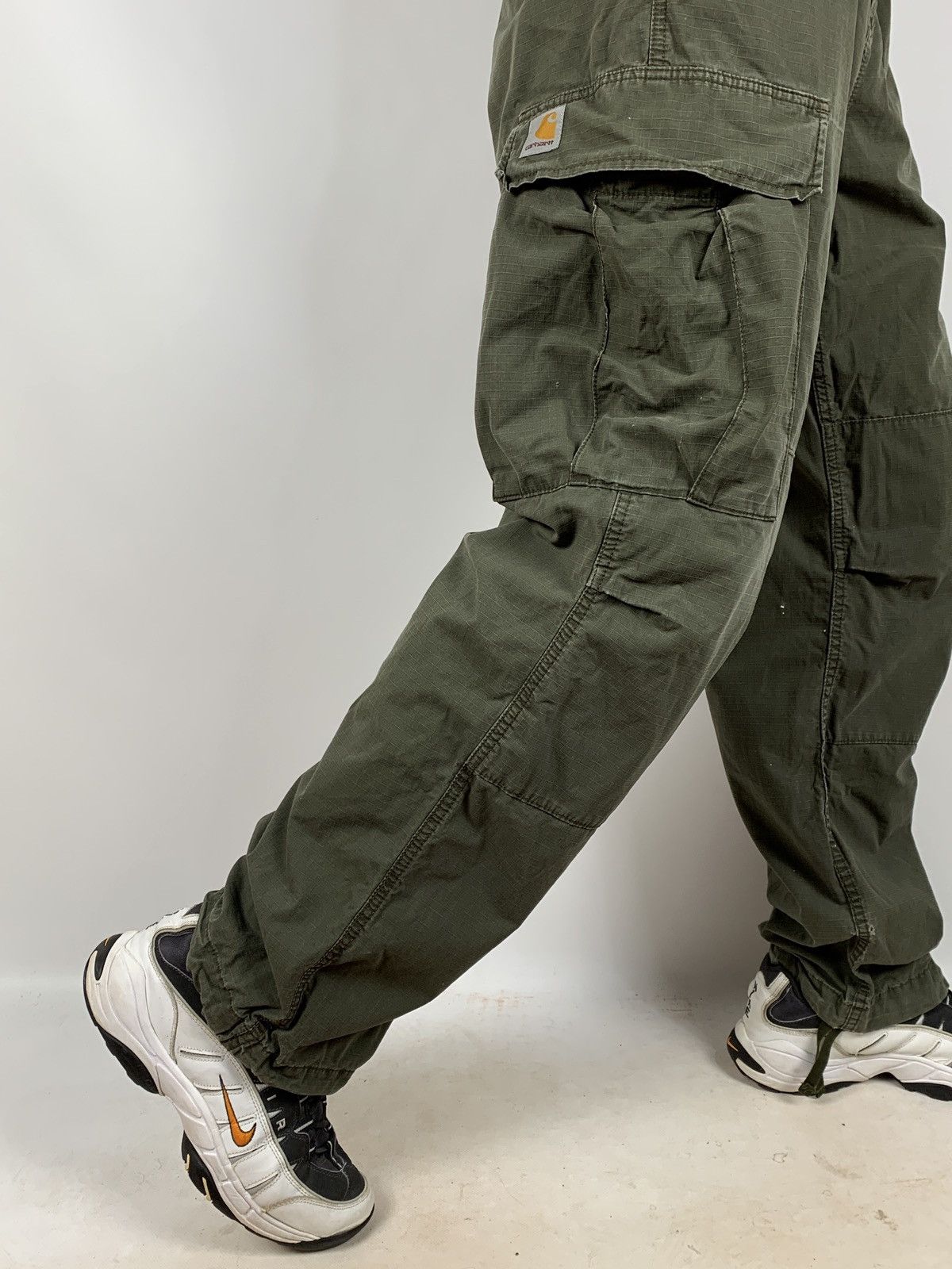 Carhartt Vintage Carhartt Khaki Cargo Pants Travis Style Size US 34 / EU 50 - 3 Thumbnail