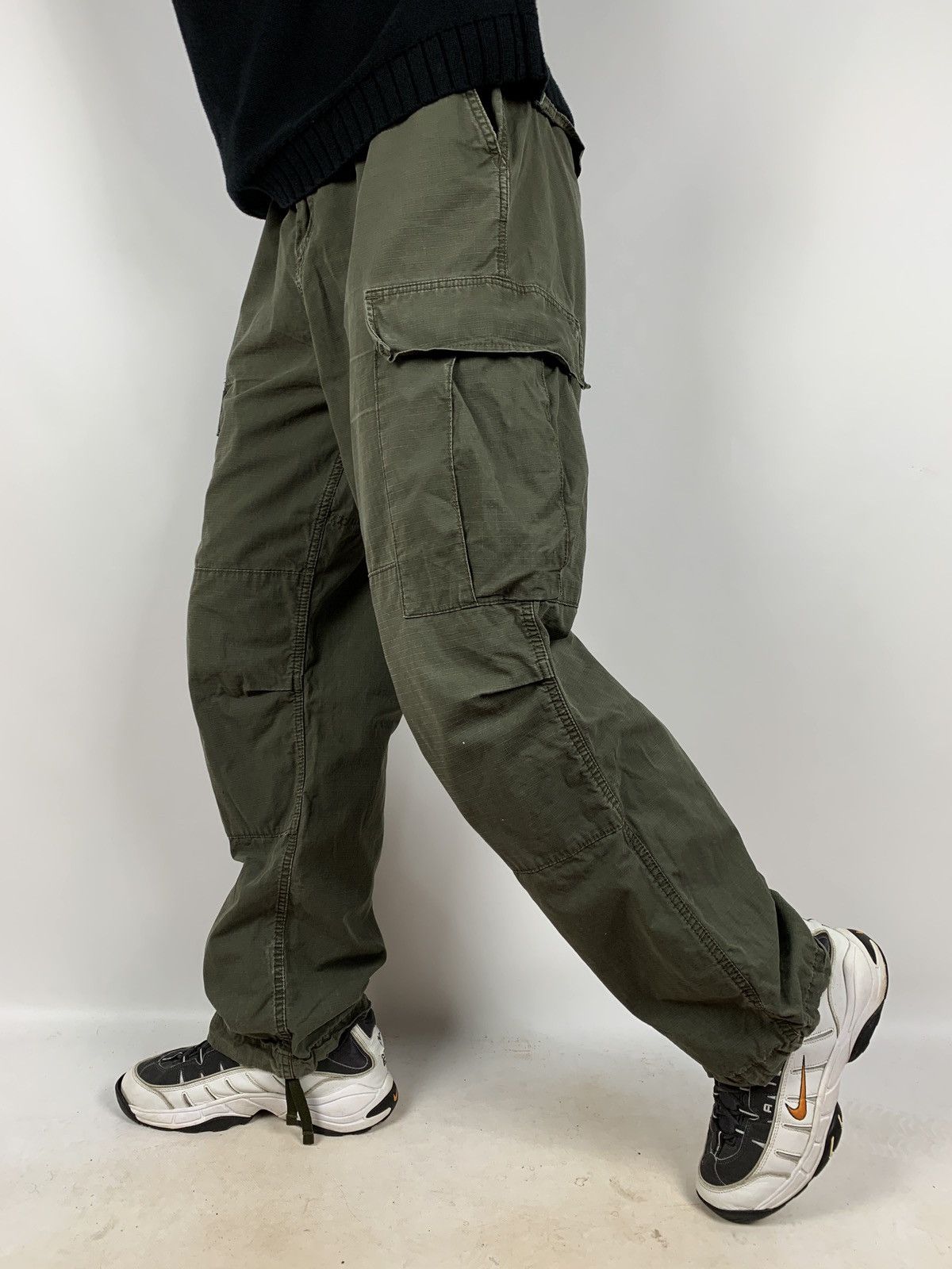 Carhartt Vintage Carhartt Khaki Cargo Pants Travis Style Size US 34 / EU 50 - 4 Thumbnail