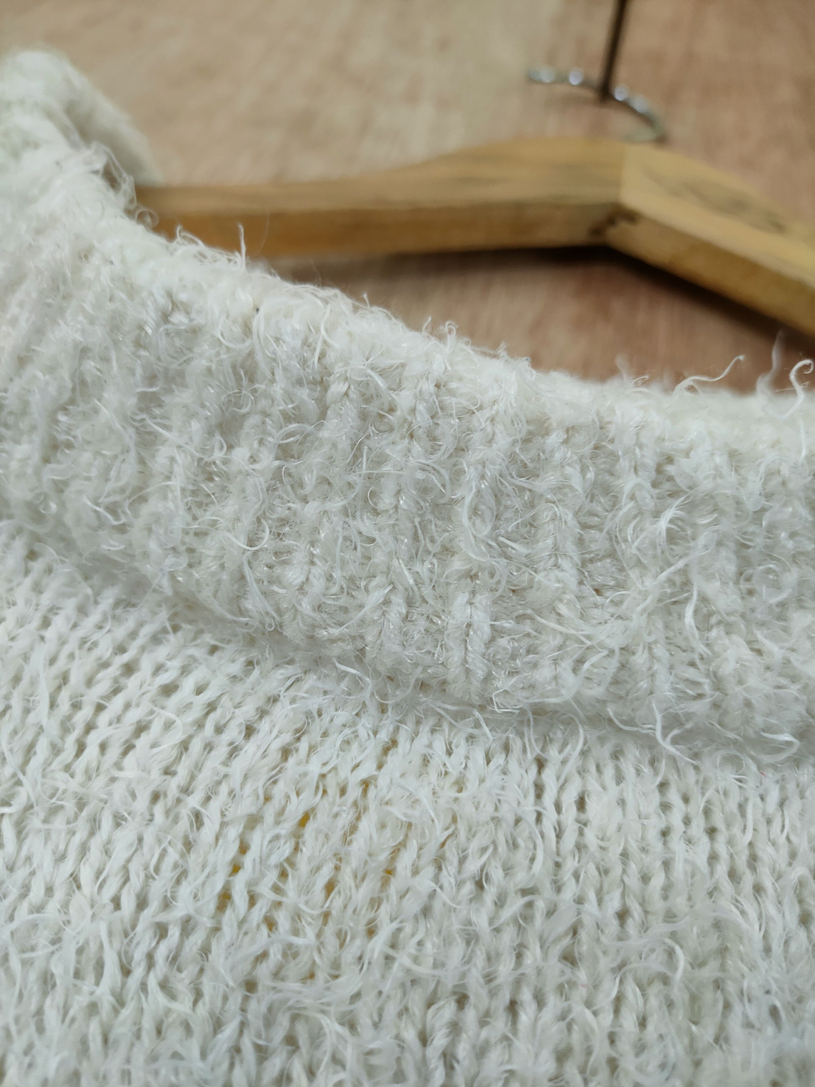 Global Work D Global Work mohair fur shaggy knitwear japan #46-553 Size US L / EU 52-54 / 3 - 4 Thumbnail