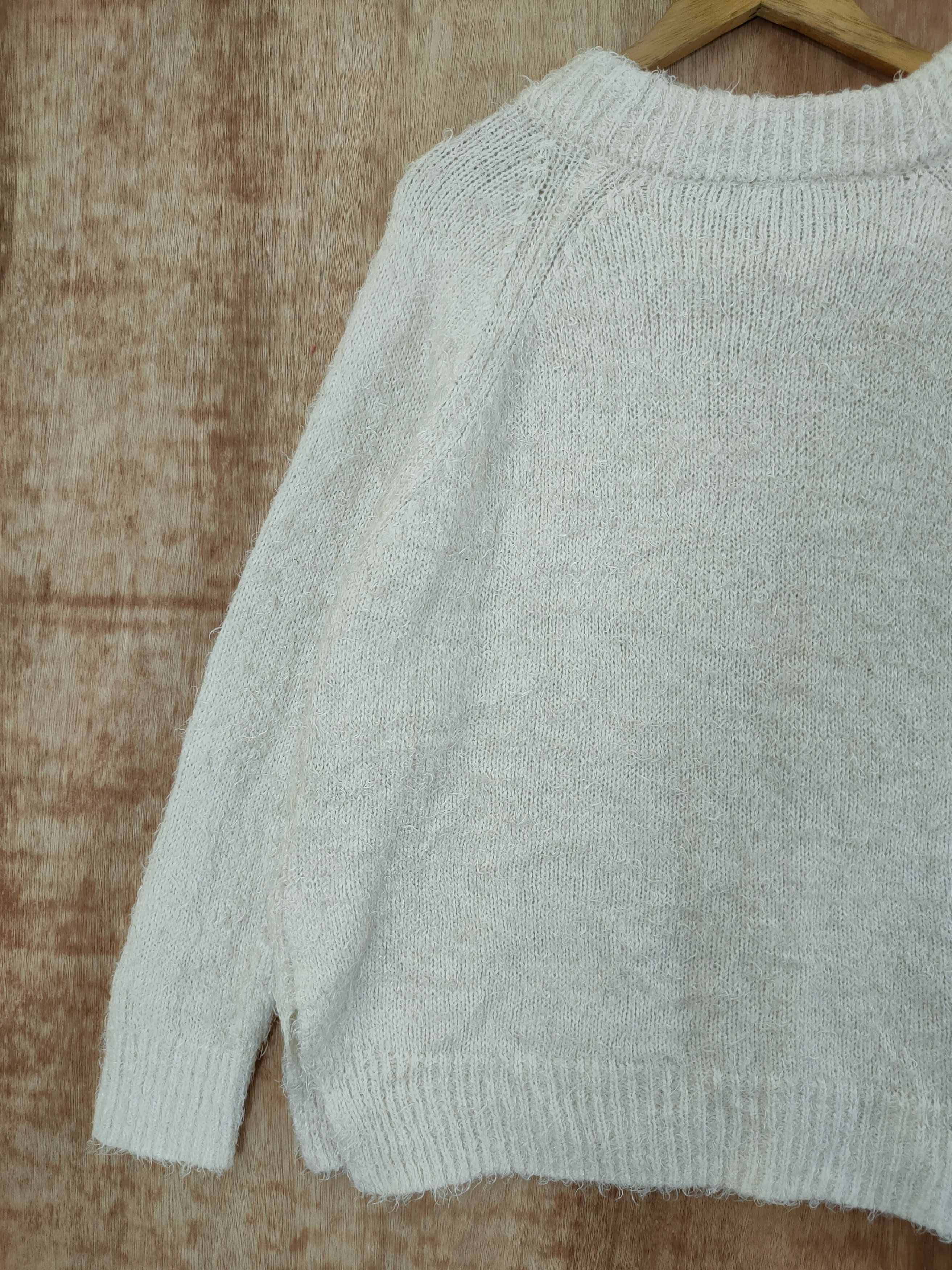 Global Work D Global Work mohair fur shaggy knitwear japan #46-553 Size US L / EU 52-54 / 3 - 8 Thumbnail