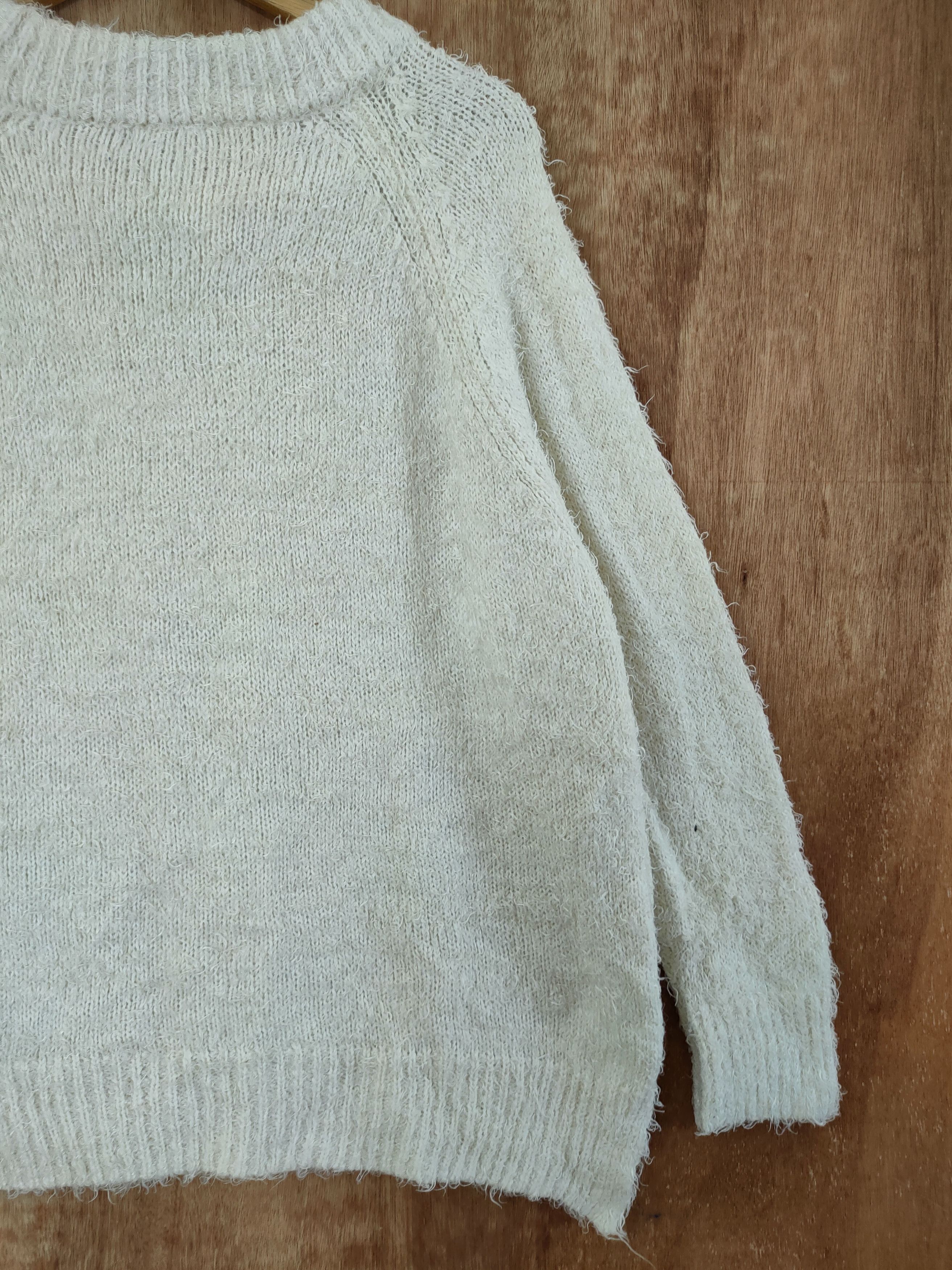 Global Work D Global Work mohair fur shaggy knitwear japan #46-553 Size US L / EU 52-54 / 3 - 9 Thumbnail
