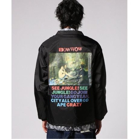 Band Tees RARE🔥BOWWOW JAPAN BOW WOW WOW SEE JUNGLE COACH JACKET Size US L / EU 52-54 / 3 - 14 Thumbnail