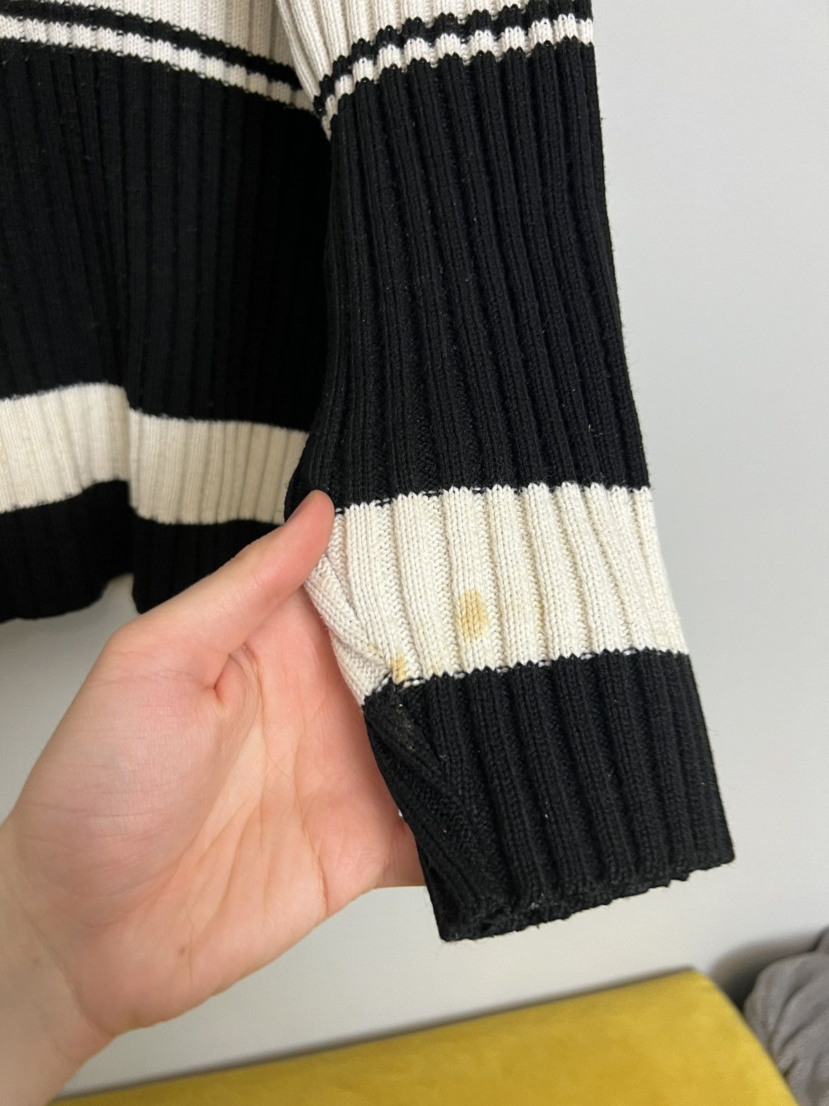 Dolce & Gabbana Rare Vintage Y2K Dolce&Gabbana Big Script Logo Knit Sweat Size US S / EU 44-46 / 1 - 6 Thumbnail