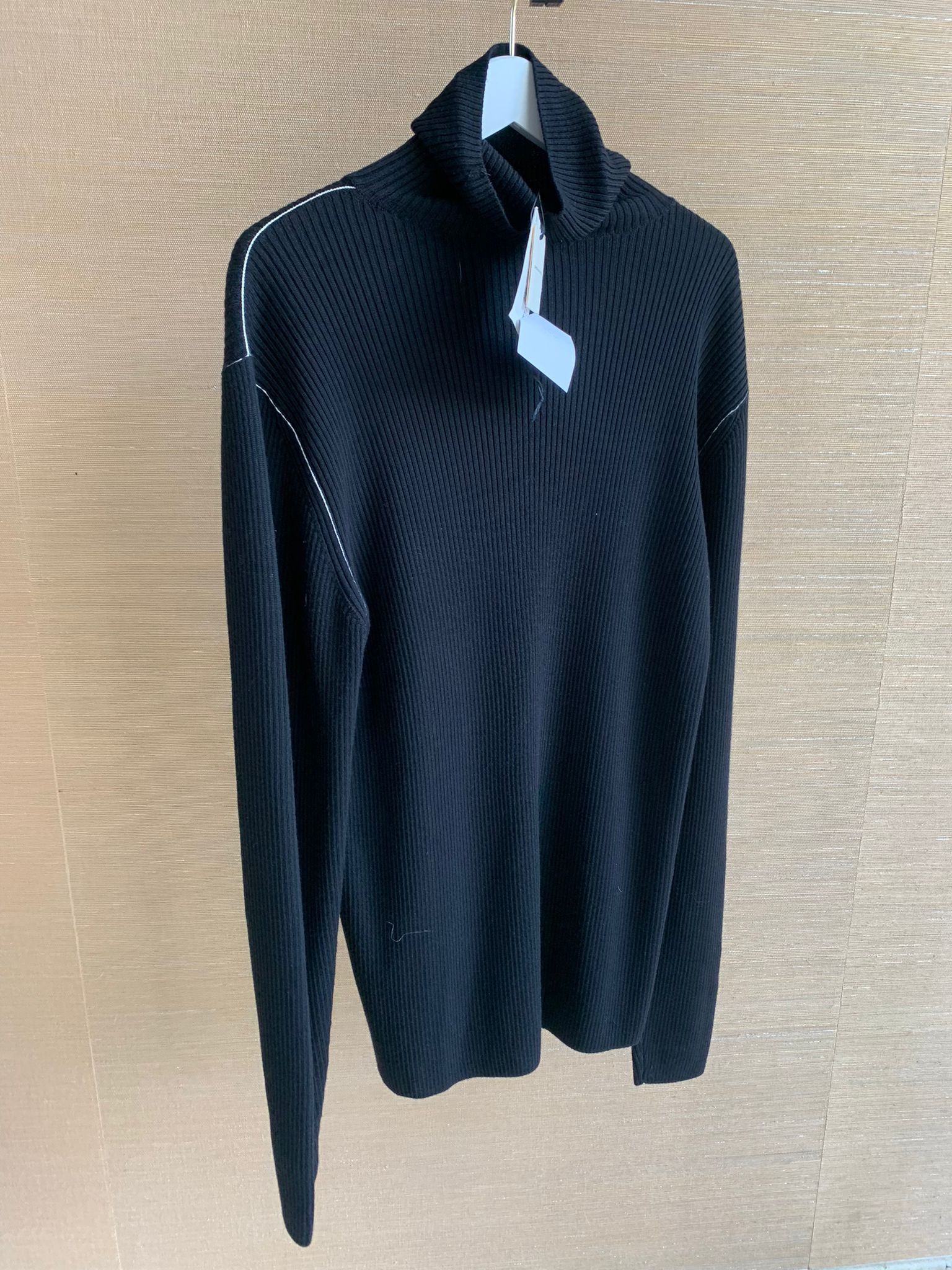 Dries Van Noten Timothy Knit Sweater in Black Size US L / EU 52-54 / 3 - 3 Thumbnail