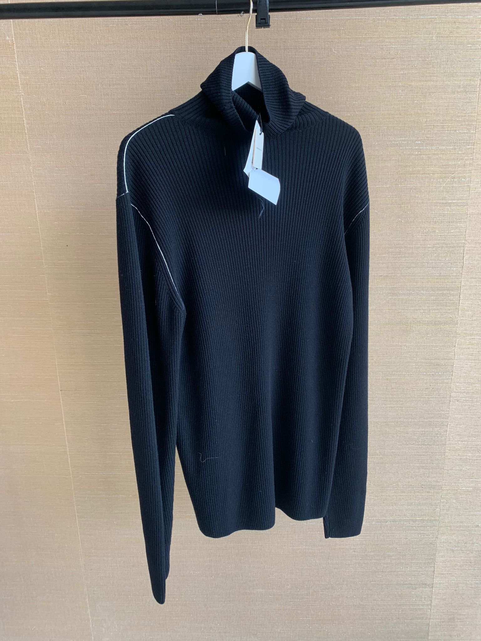 Dries Van Noten Timothy Knit Sweater in Black Size US L / EU 52-54 / 3 - 1 Thumbnail