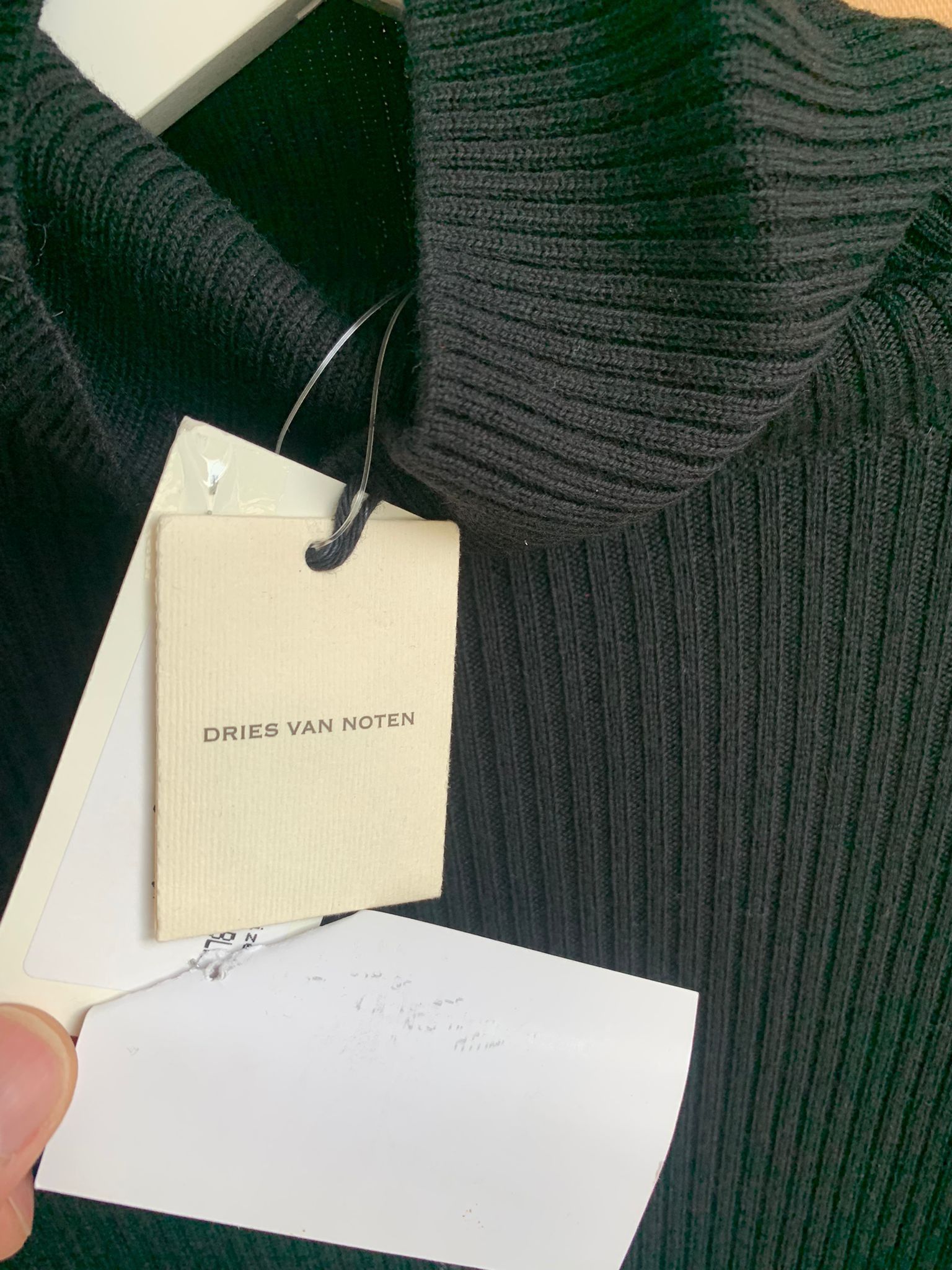 Dries Van Noten Timothy Knit Sweater in Black Size US L / EU 52-54 / 3 - 11 Thumbnail