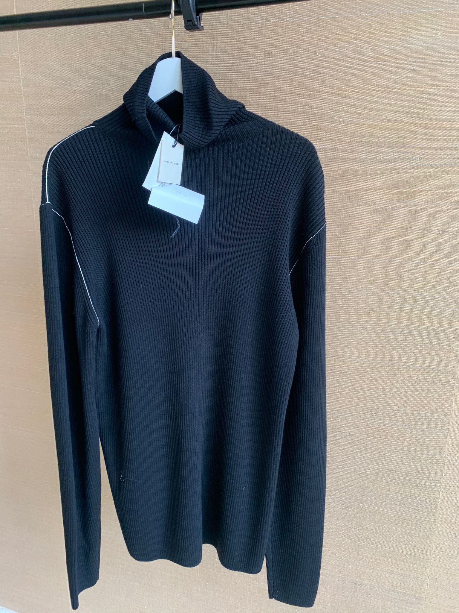 Dries Van Noten Timothy Knit Sweater in Black Size US L / EU 52-54 / 3 - 7 Thumbnail