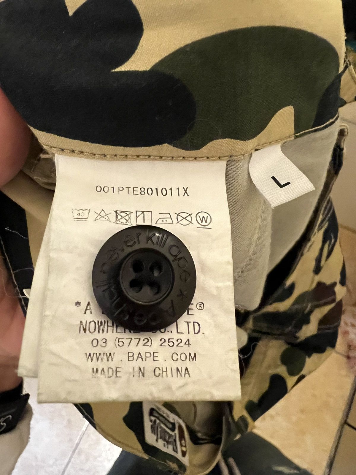 Bape 1st Camo Cargo Pants Size US 34 / EU 50 - 7 Thumbnail