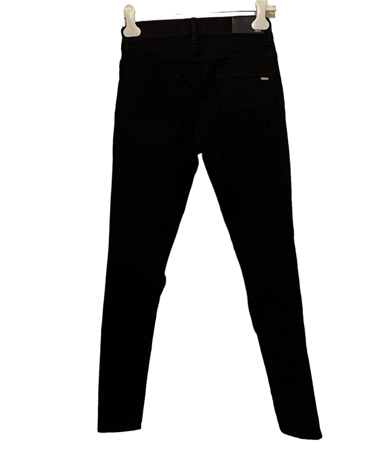 Amiri Amiri black jeans distressed leather Size US 30 / EU 46 - 2 Thumbnail