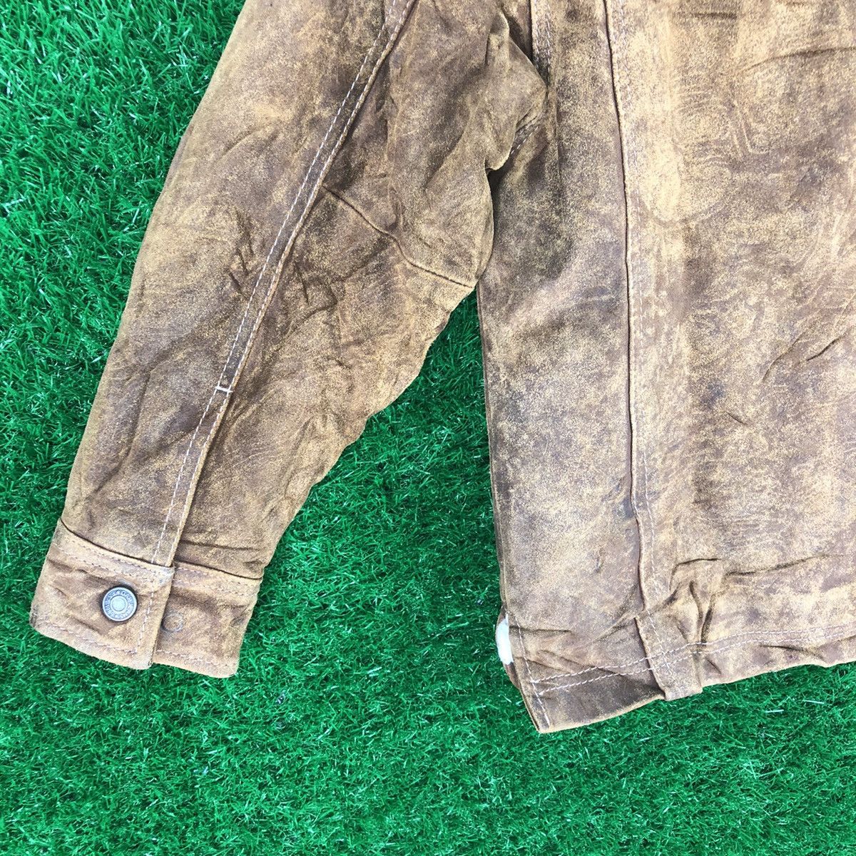 Gap Vintage Suede Leather Sherpa Lining For Kid by GAP Size US XXS / EU 40 - 6 Thumbnail