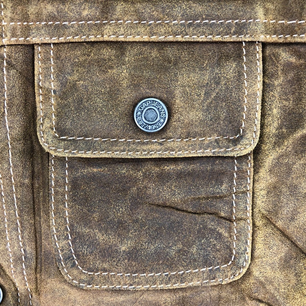 Gap Vintage Suede Leather Sherpa Lining For Kid by GAP Size US XXS / EU 40 - 7 Thumbnail