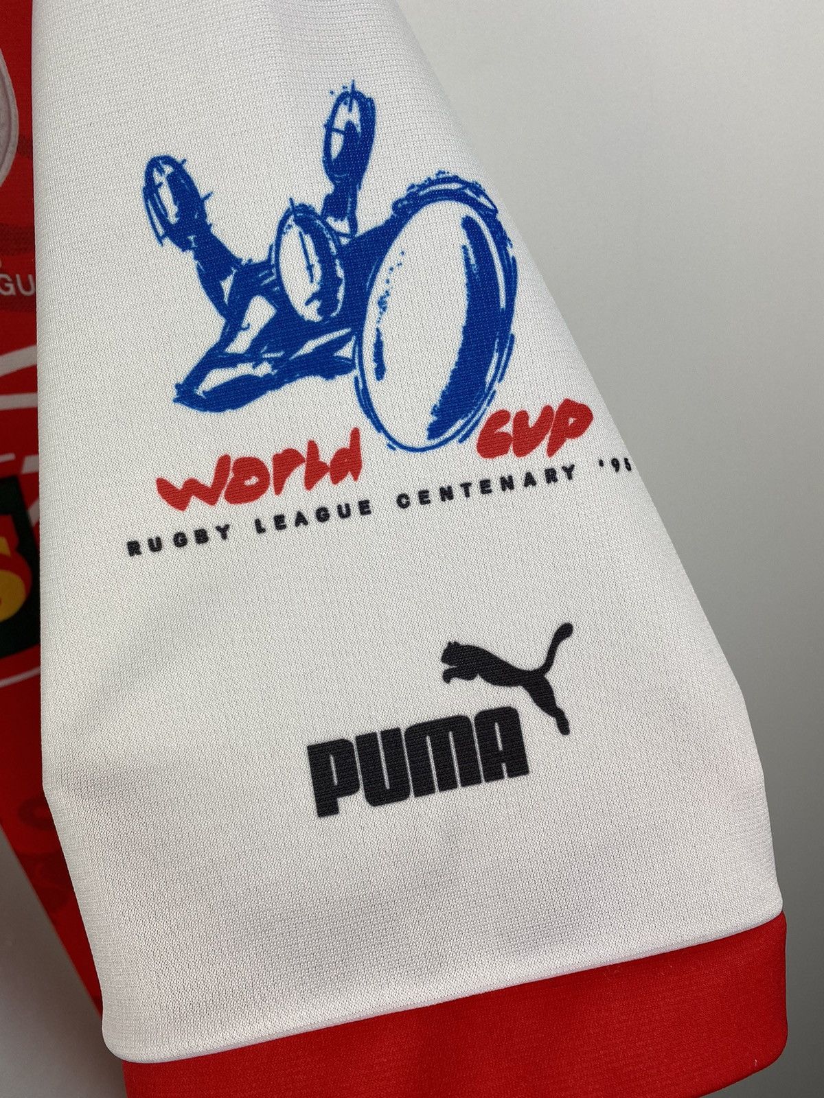 Puma 1995 World Cup Great Britain England Rugby Jersey Puma Size US XL / EU 56 / 4 - 4 Thumbnail