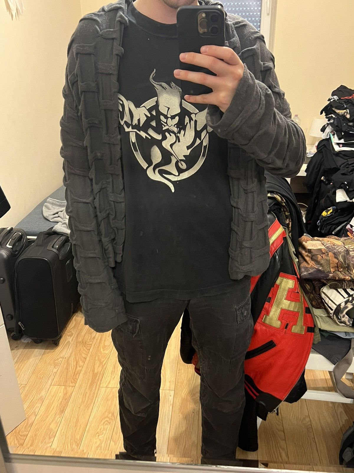 Other Rare Avant Garde Y2K Bondage Knit Japanese Rick Owens Vibe Size US M / EU 48-50 / 2 - 3 Thumbnail