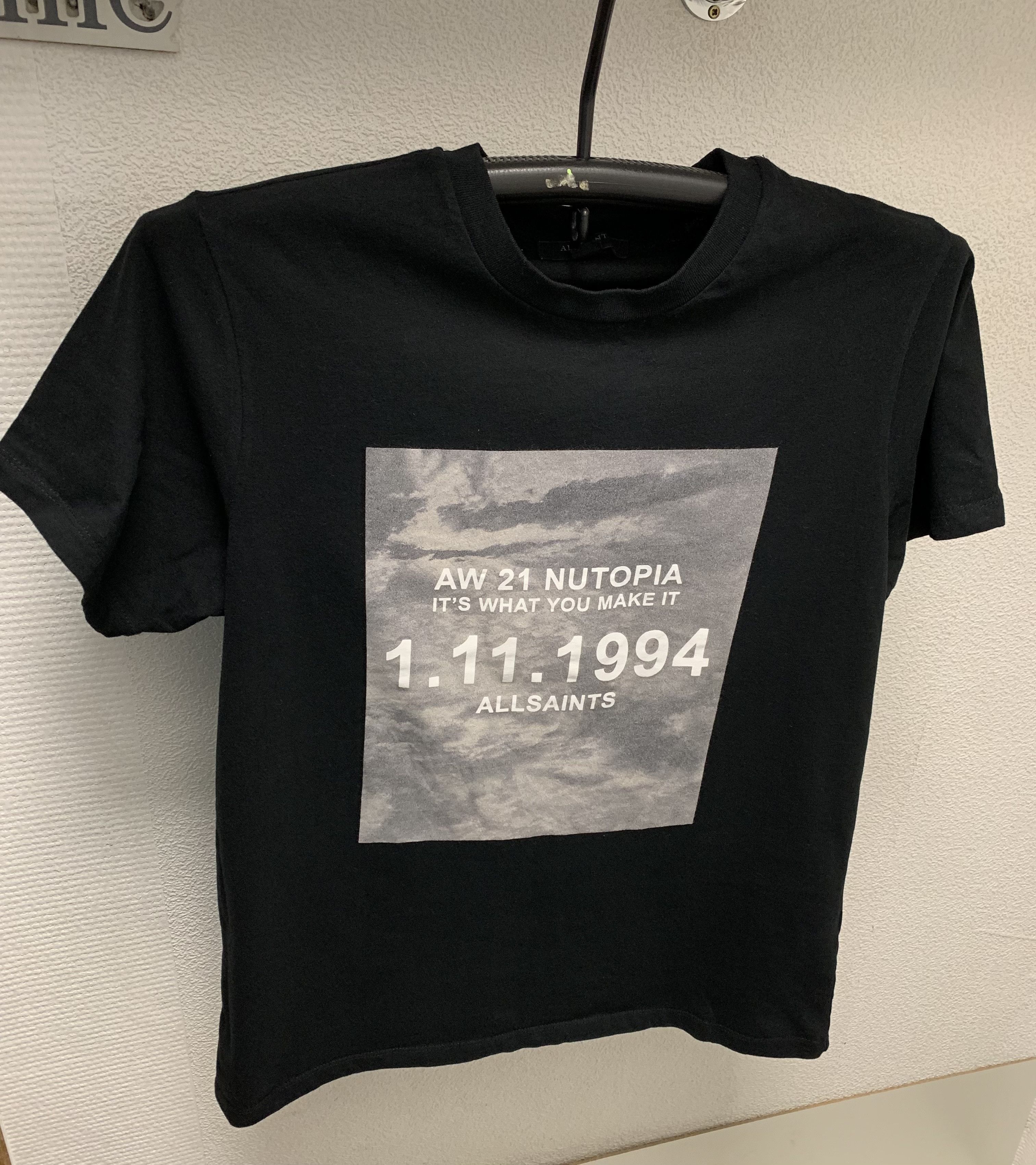 Allsaints Allsaints 1.11.1994 Big logo black t-shirt M size Size US M / EU 48-50 / 2 - 1 Thumbnail
