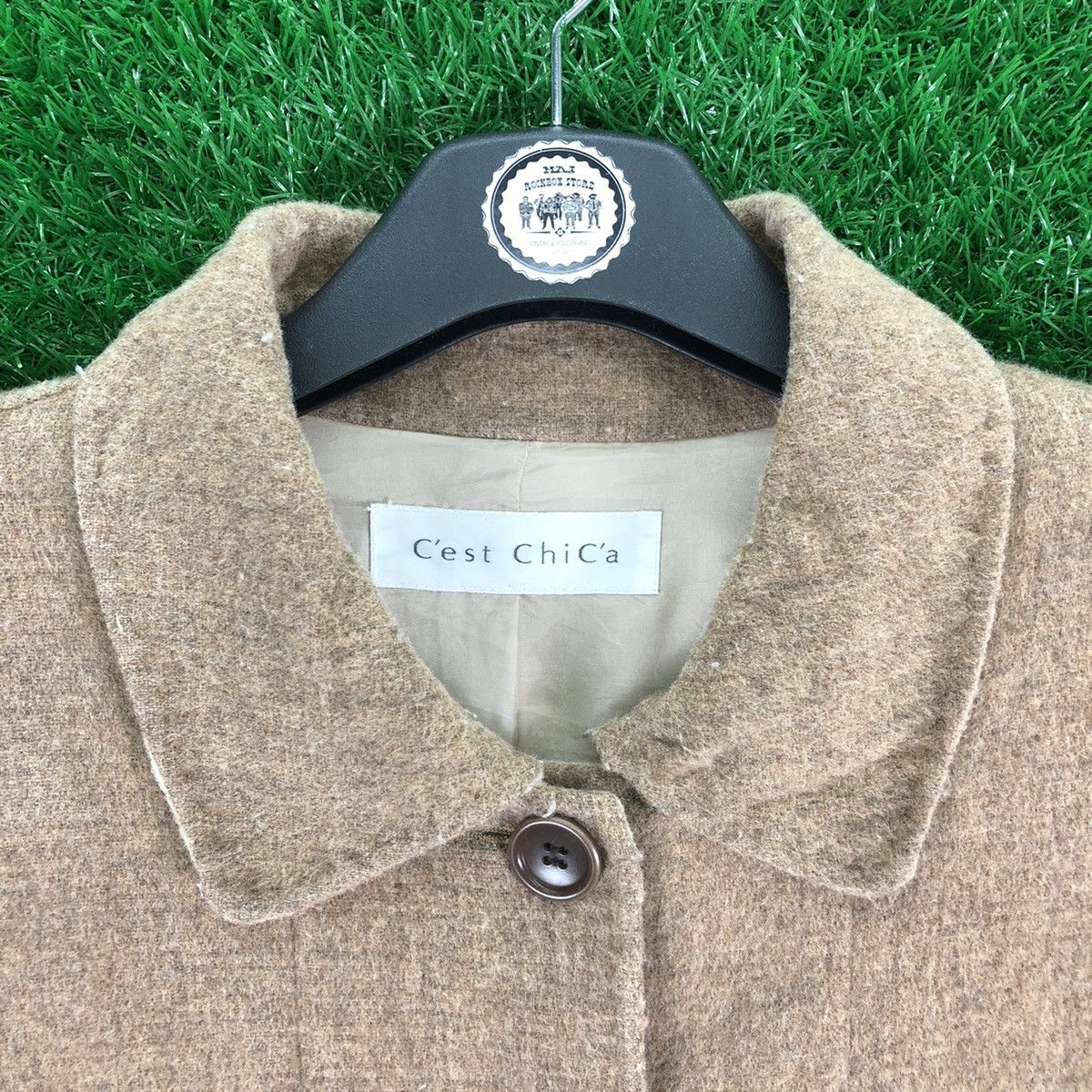 Japanese Brand Vintage 80's Wool Down Jacket Women by Chest Chica Size L / US 10 / IT 46 - 7 Thumbnail