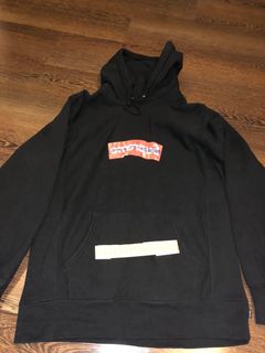 Supreme x CDG Black Box Logo Hoodie SS 14 (Size L) — Roots