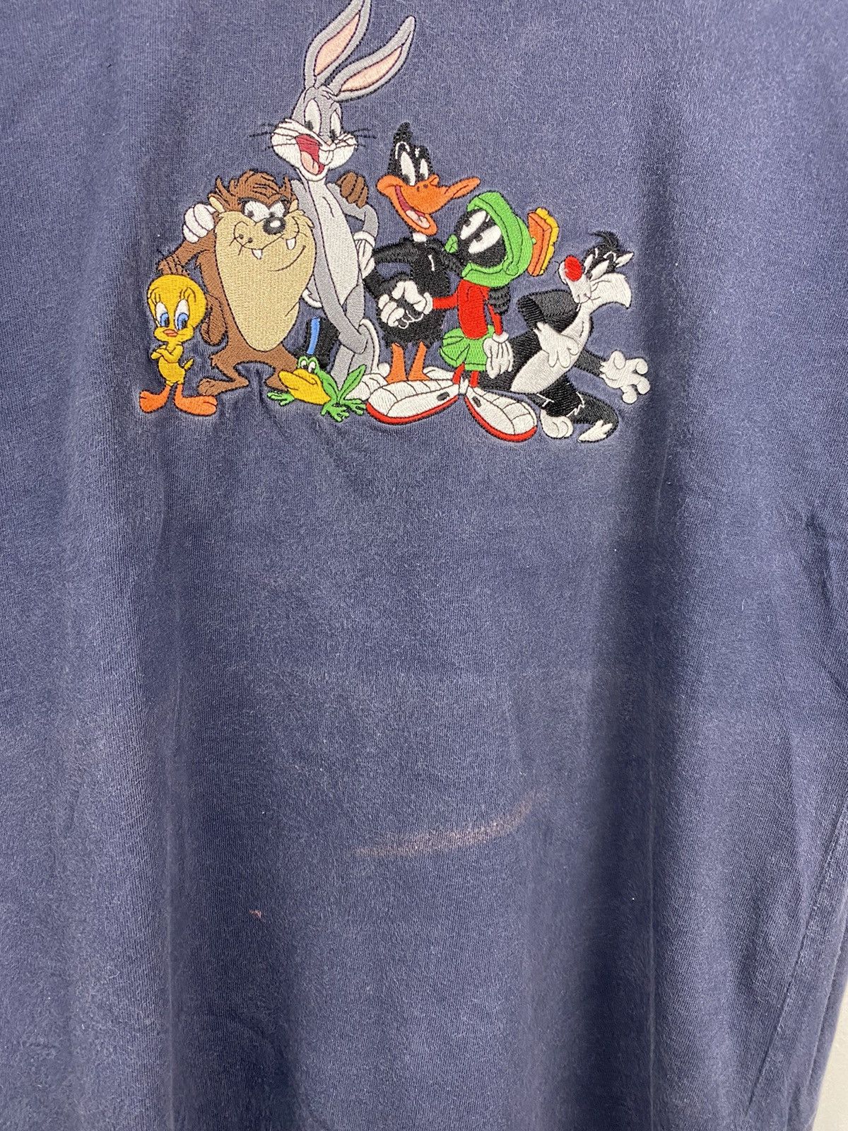 Warner Bros Vintage 90s Looney Tunes Tshirt Warner Bross Tazmania Size US S / EU 44-46 / 1 - 6 Thumbnail