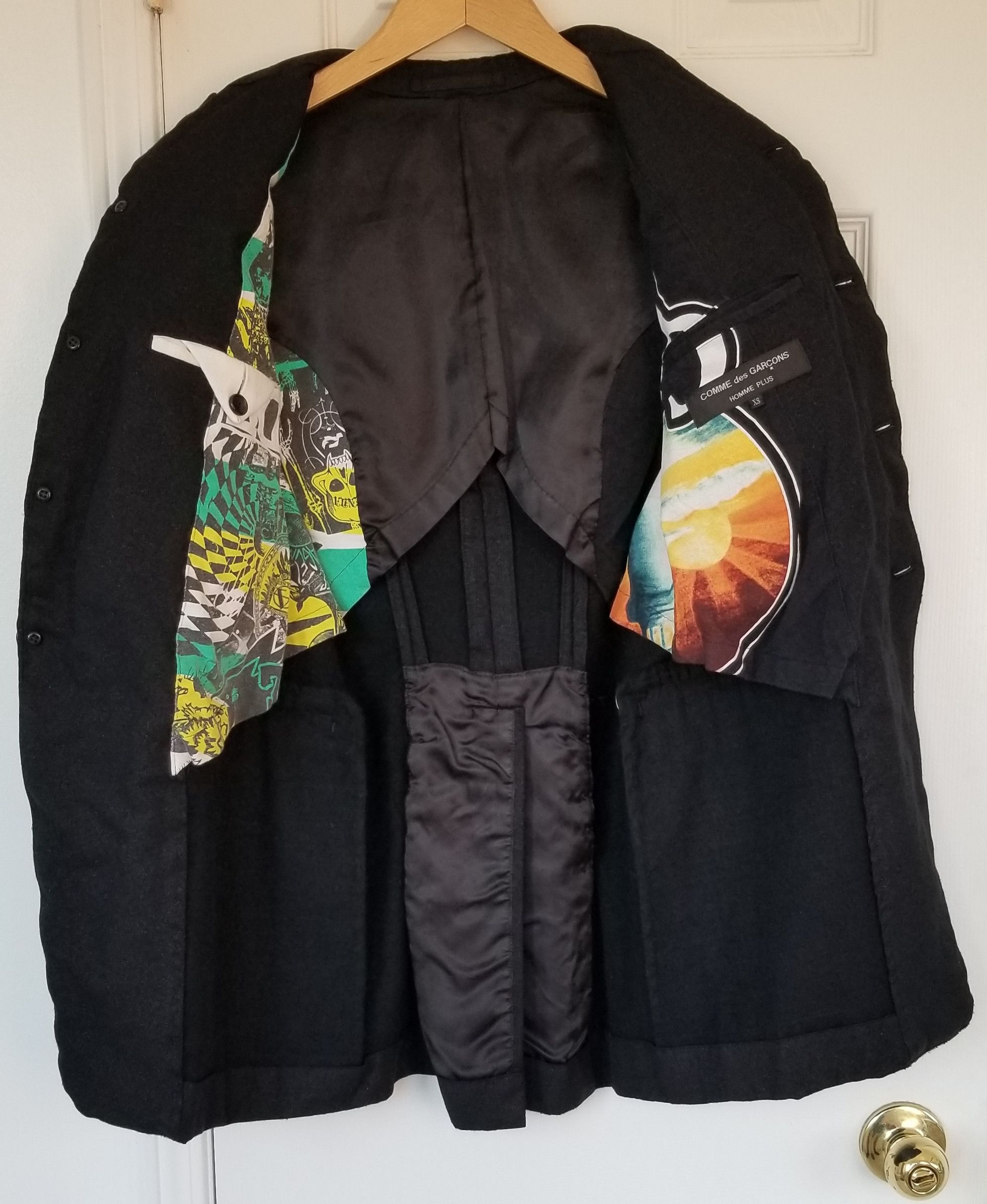 Comme des Garcons Homme Plus Comme Des Garcons Homme Plus CDGH+ Academia Jacket Size 34R - 8 Thumbnail