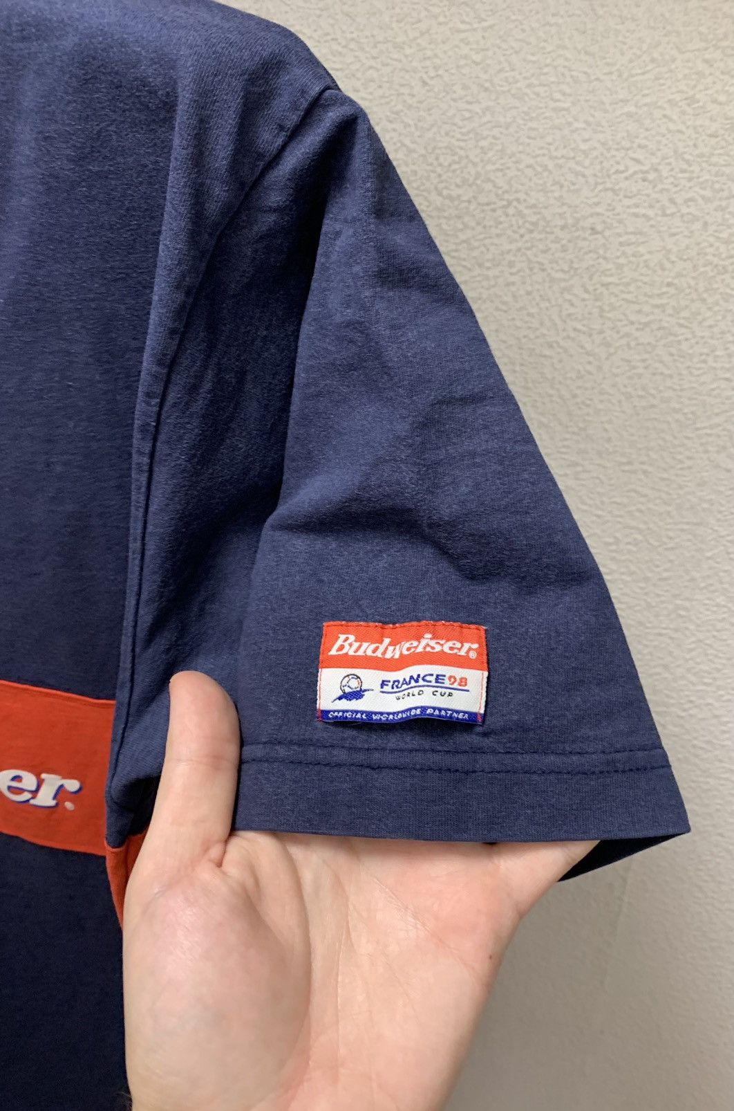 Other Budweiser vintage t-shirt xl France World Cup 1998 soccer Size US XL / EU 56 / 4 - 3 Thumbnail