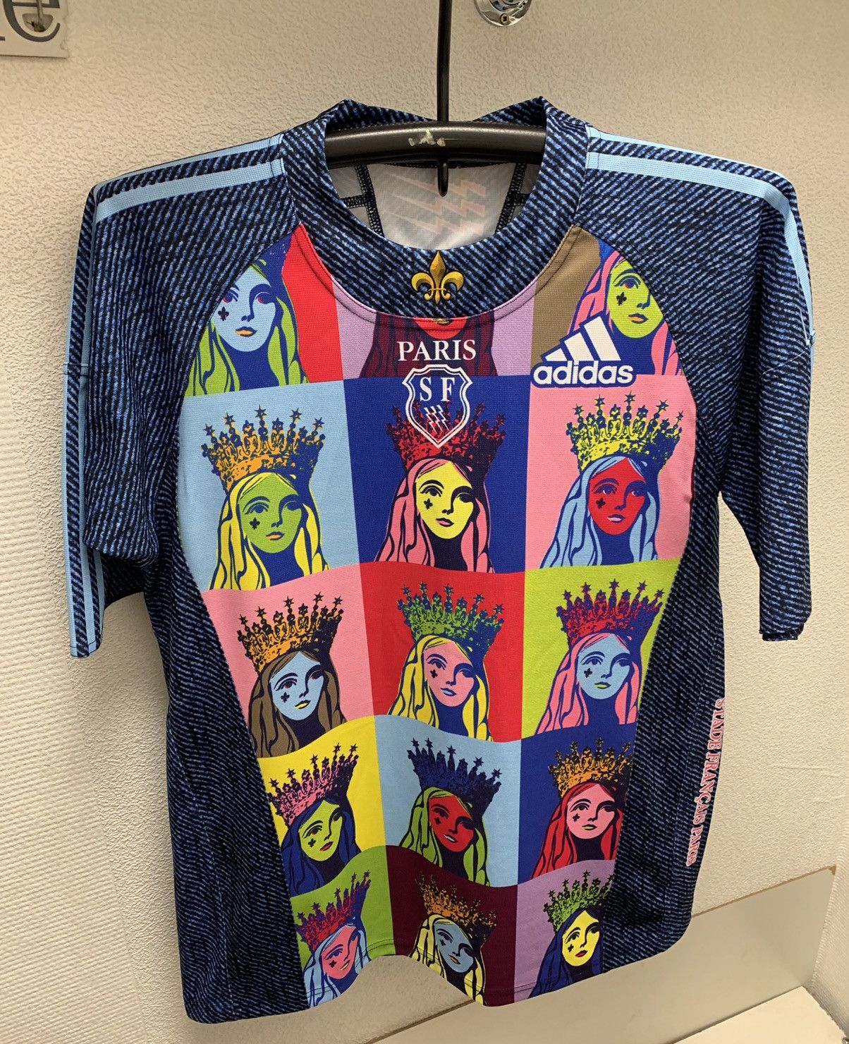 image of Archival Clothing x Soccer Jersey Archive Paris Sf Adidas Acid Rugby Jersey L Vintage 08 Away in St