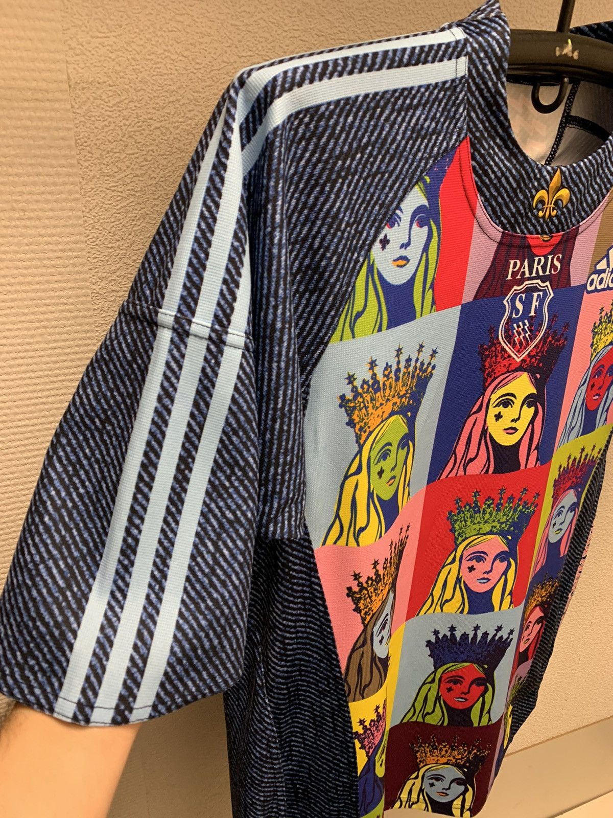 Adidas Archive Paris SF ADIDAS ACID rugby jersey L vintage 08 away Size US L / EU 52-54 / 3 - 3 Thumbnail