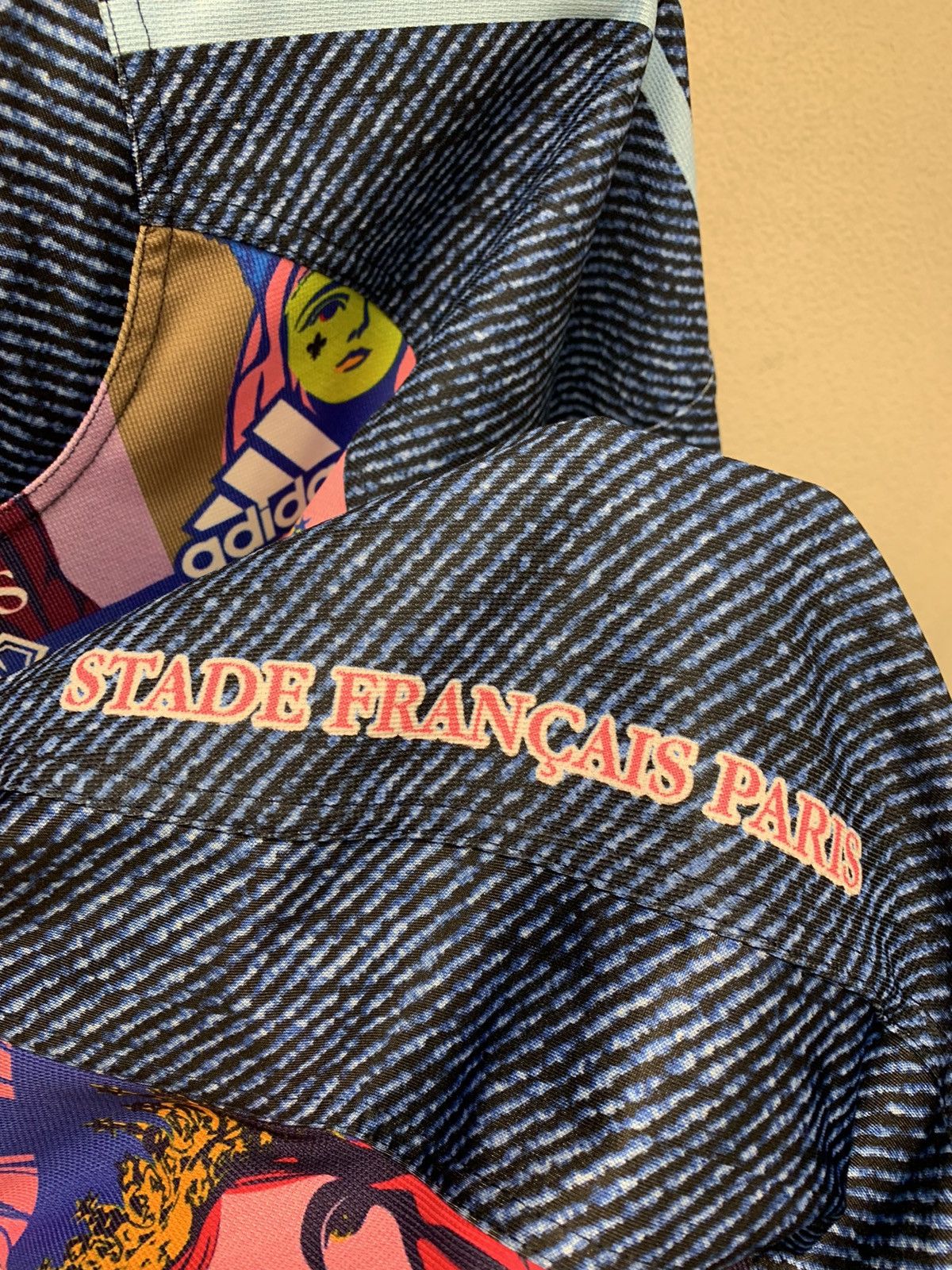 Adidas Archive Paris SF ADIDAS ACID rugby jersey L vintage 08 away Size US L / EU 52-54 / 3 - 6 Thumbnail