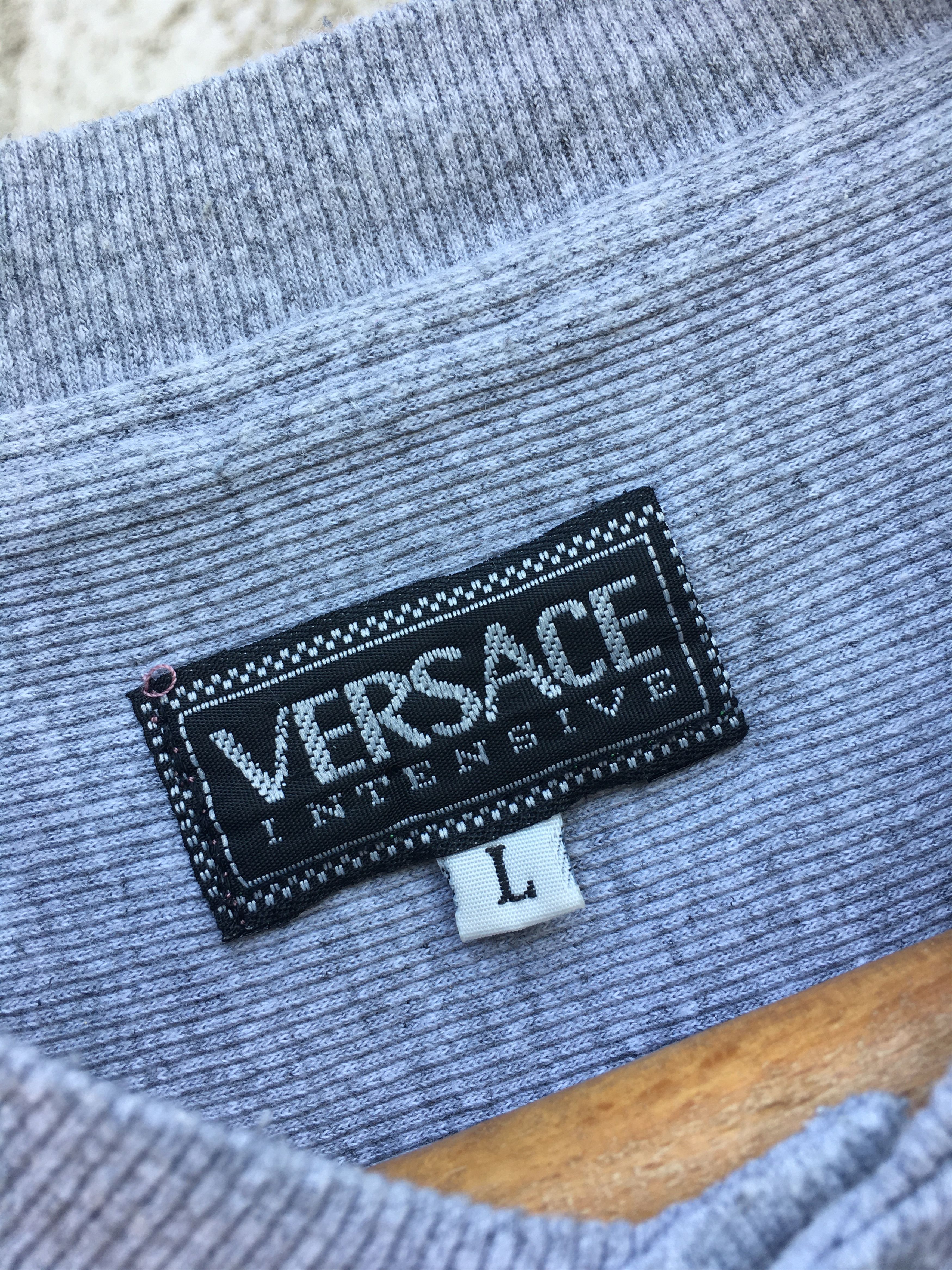 Versace Versace Intensive Vintage 90s Henley T-Shirt Size L Size US L / EU 52-54 / 3 - 8 Thumbnail