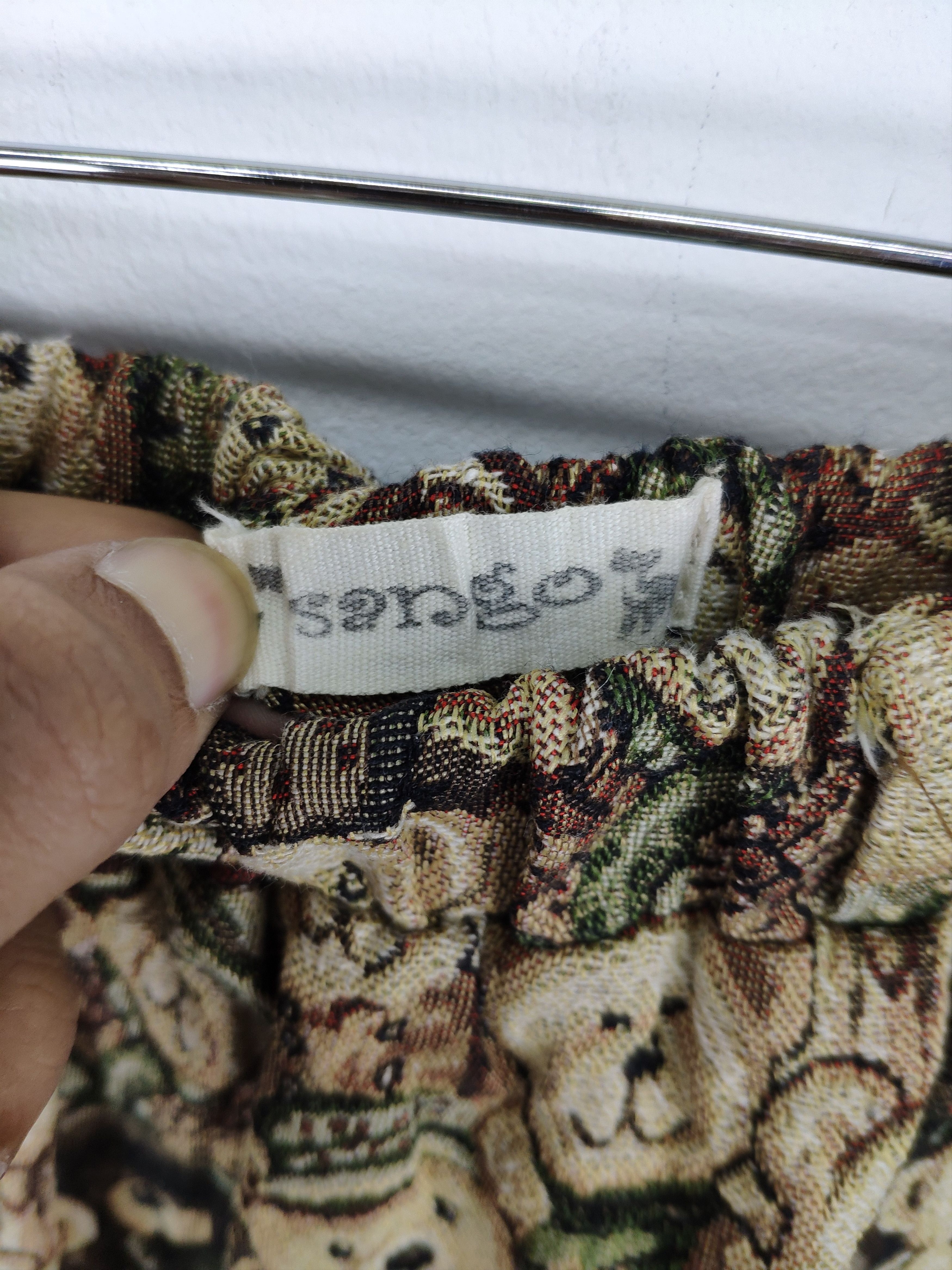 Japanese Brand Vintage Mini Skirt Bear Fullprint Size 28" / US 6 / IT 42 - 7 Thumbnail