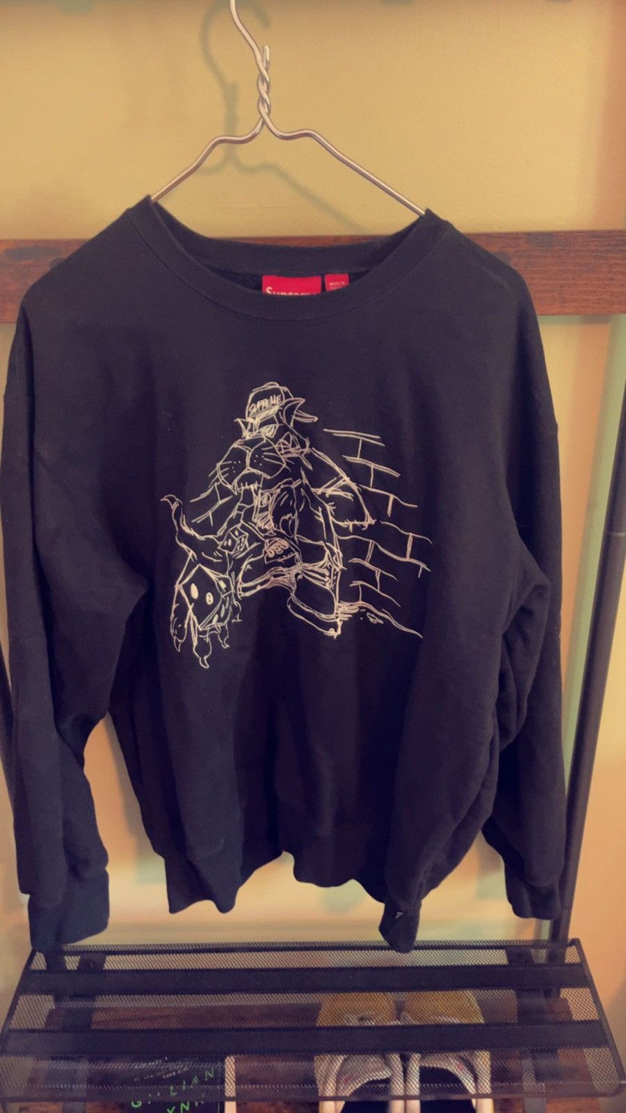 Supreme Dice Crewneck Black