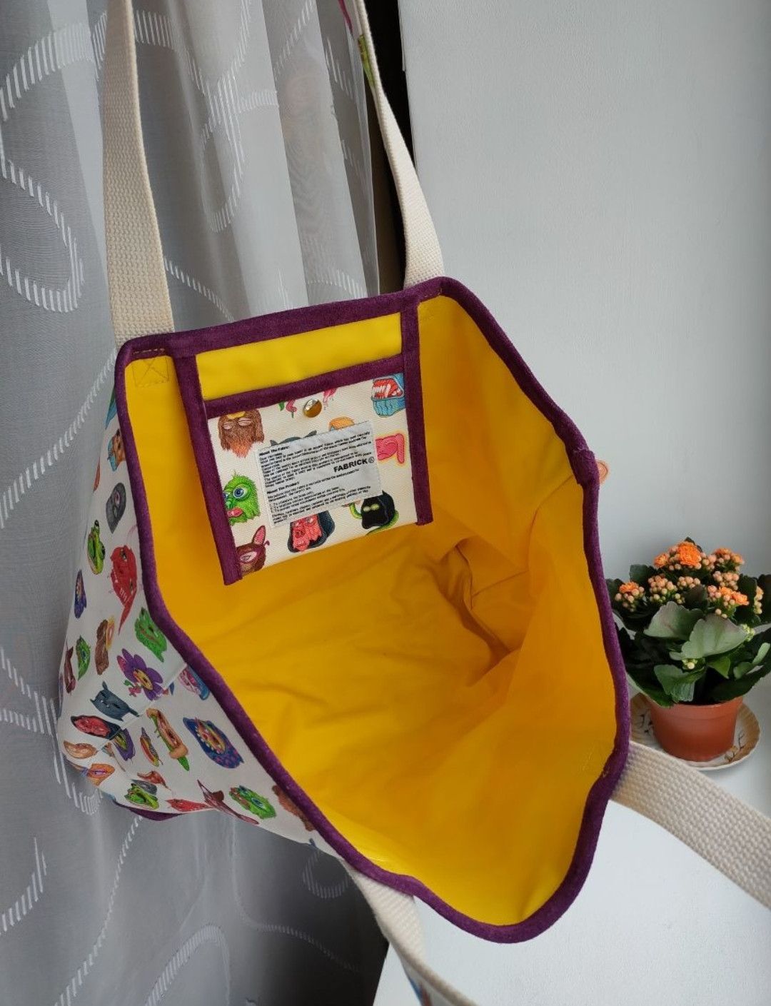 Medicom Toy Exclusive bag Medicom toy FABRICK by Matt Furie tote bag Size ONE SIZE - 6 Thumbnail