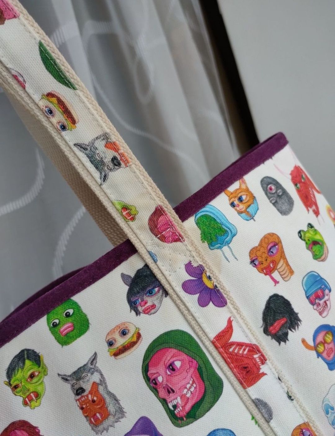 Medicom Toy Exclusive bag Medicom toy FABRICK by Matt Furie tote bag Size ONE SIZE - 8 Thumbnail