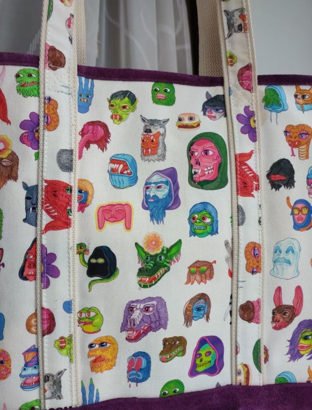 Medicom Toy Exclusive bag Medicom toy FABRICK by Matt Furie tote bag Size ONE SIZE - 4 Thumbnail