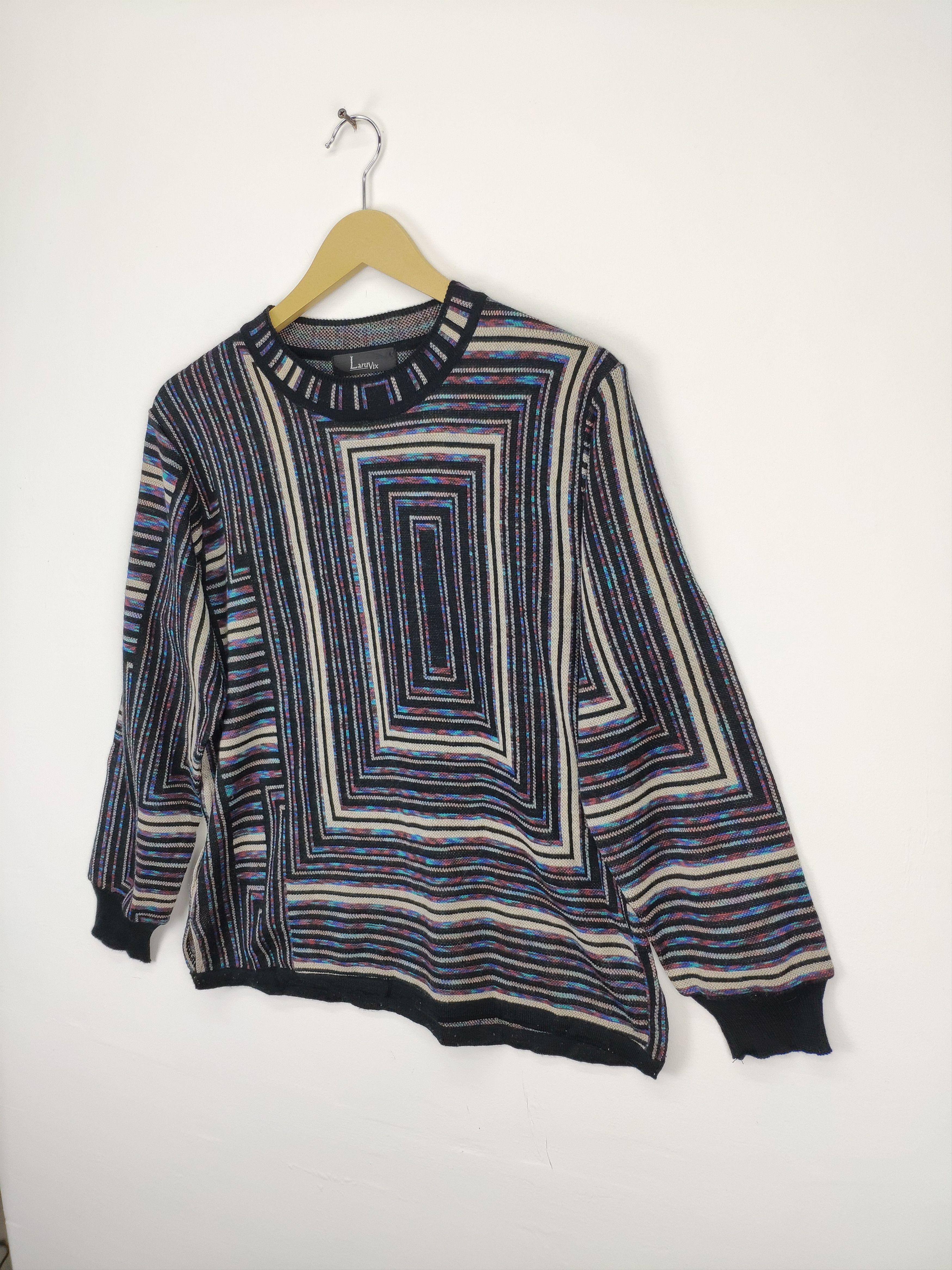 Aran Isles Knitwear × Japanese Brand Vintage Knit Sweater Crewneck Art Motif Size M / US 6-8 / IT 42-44 - 2 Thumbnail