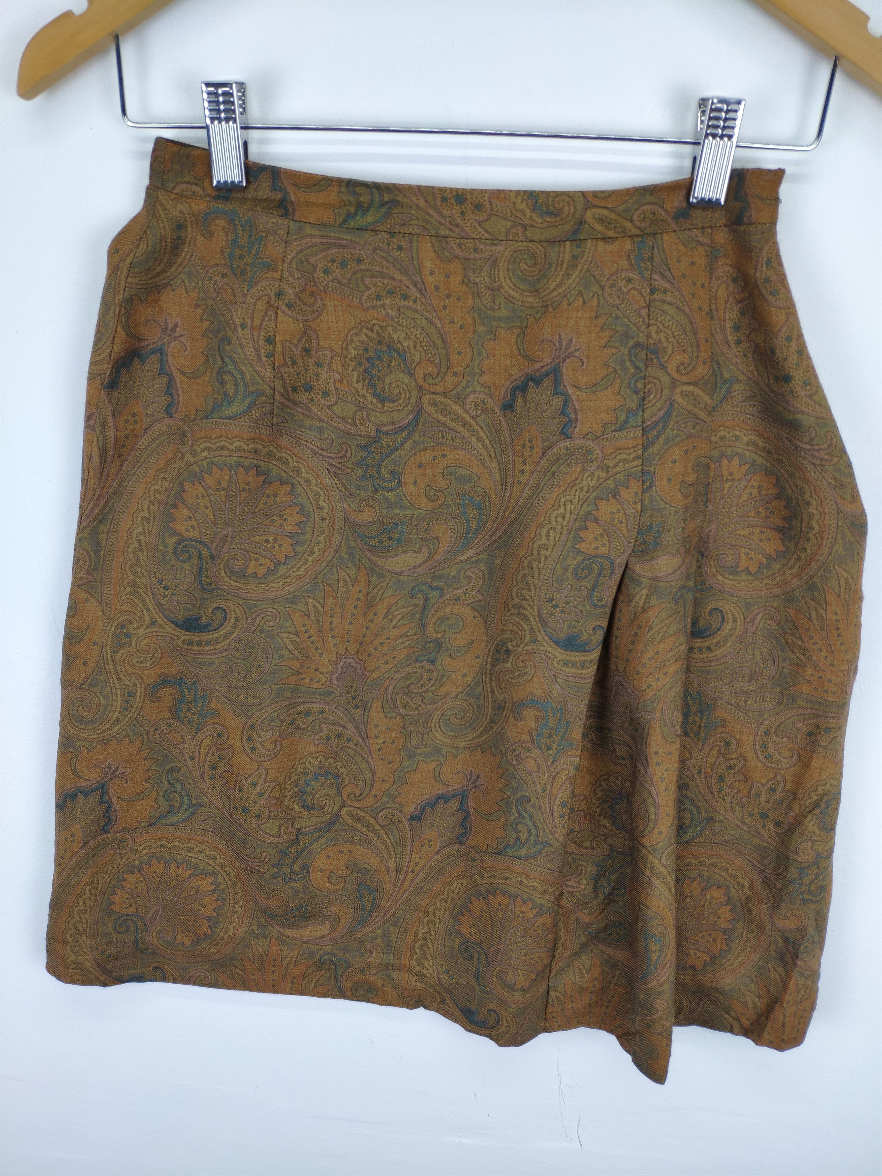 Japanese Brand × Tomorrowland × Vintage Vintage Mini Skirt Paisley by Tomorrowland Size 24" / US 00 / IT 34 - 4 Thumbnail