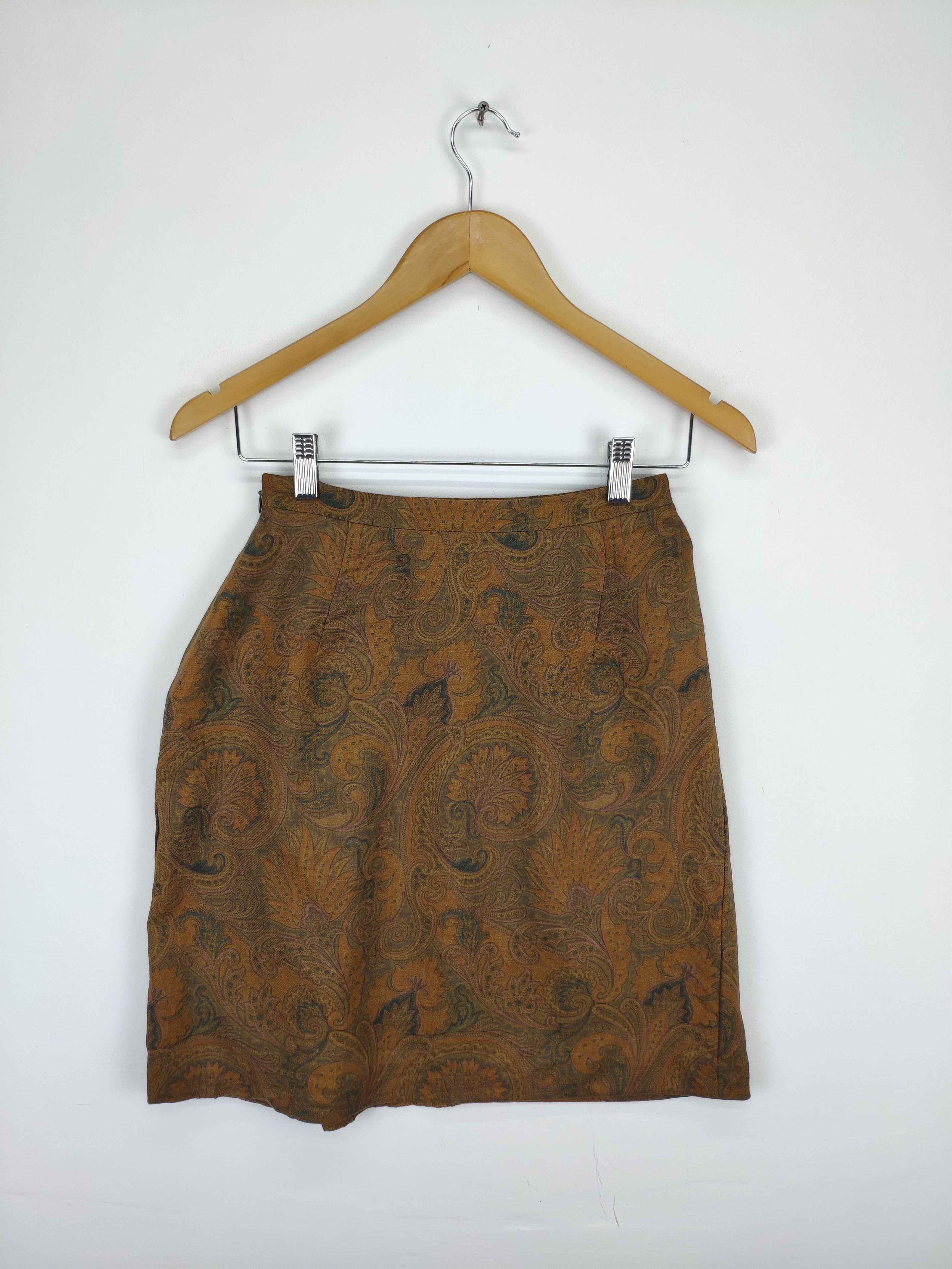 Japanese Brand × Tomorrowland × Vintage Vintage Mini Skirt Paisley by Tomorrowland Size 24" / US 00 / IT 34 - 9 Thumbnail