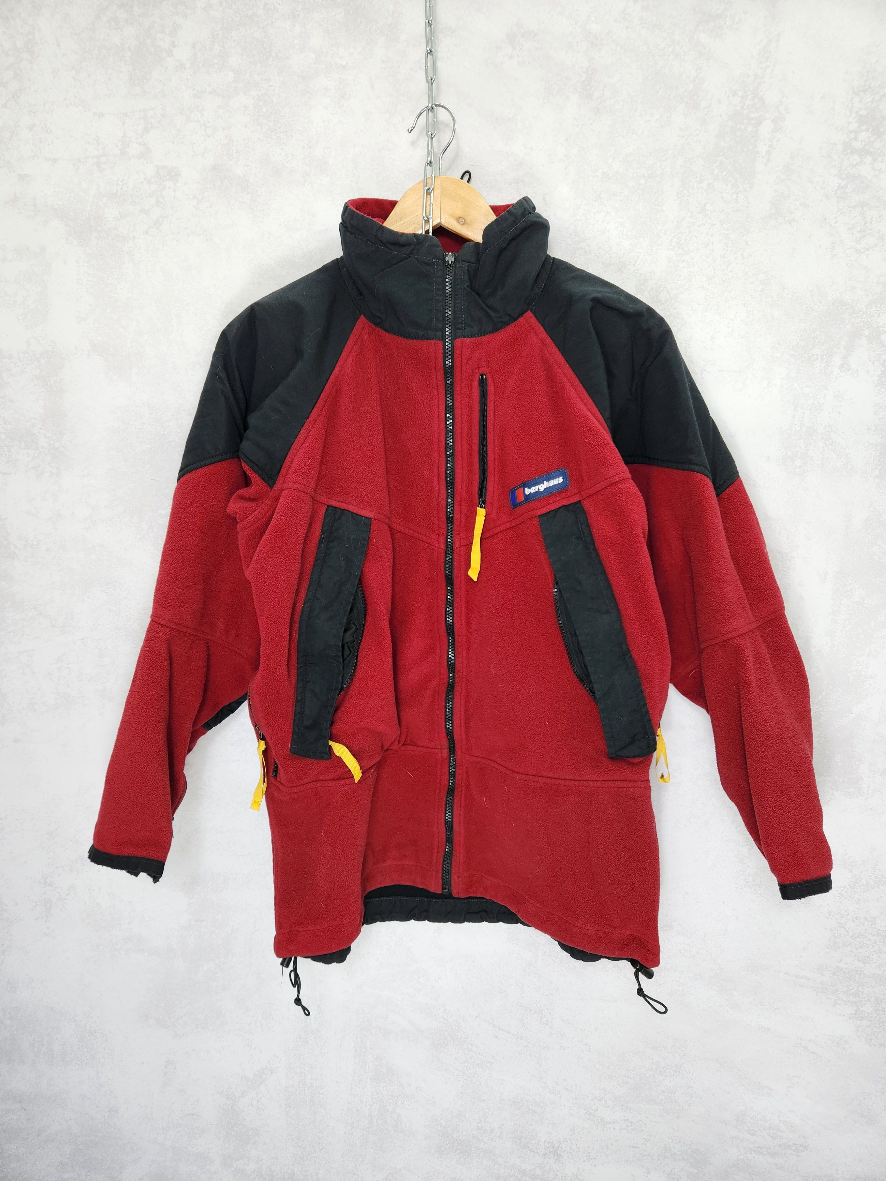 Rare vintage berghaus fleece parkas sweater