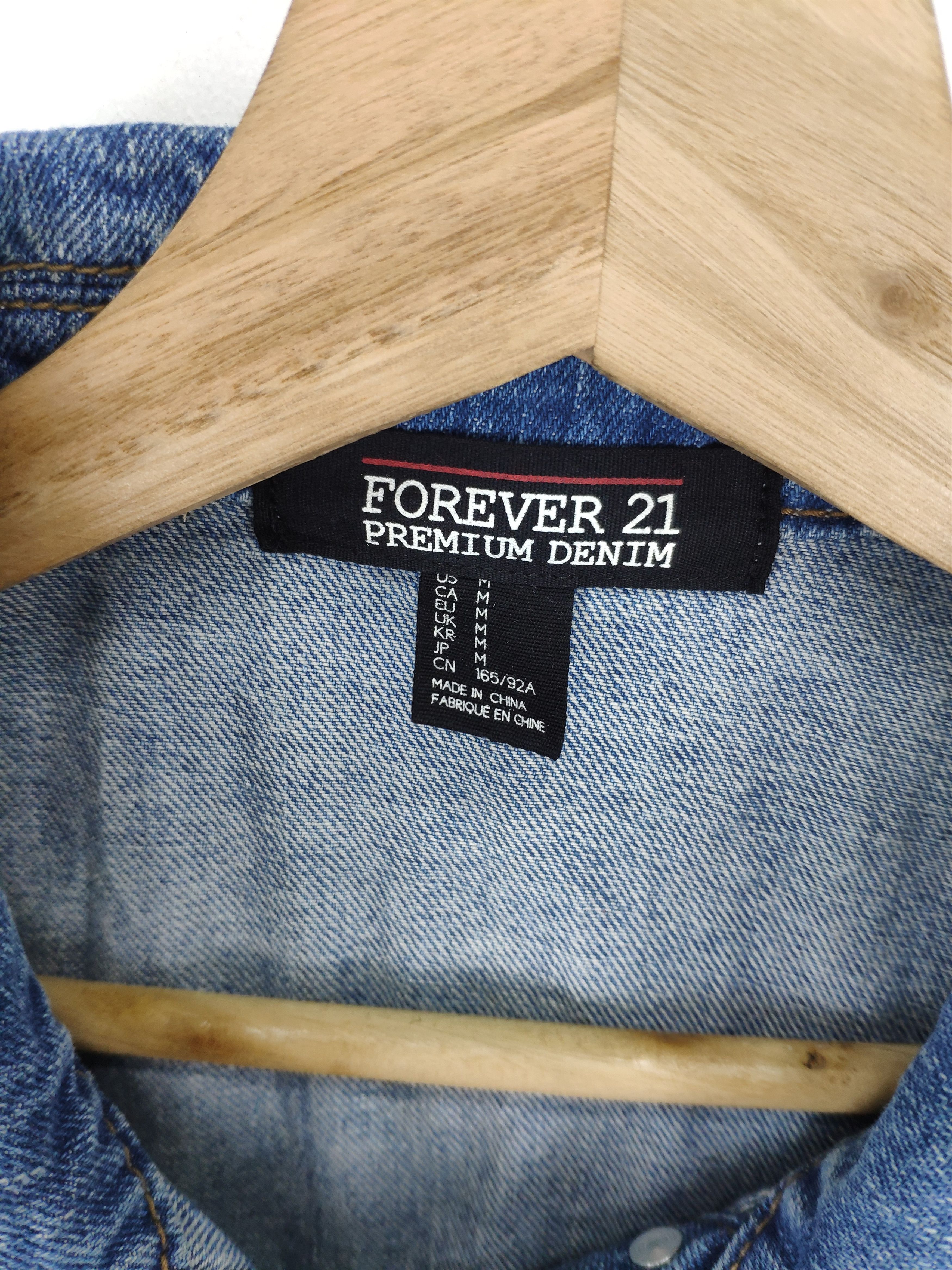 Forever 21 Forever 21 Denim Vest Button Up Size S / US 4 / IT 40 - 7 Thumbnail