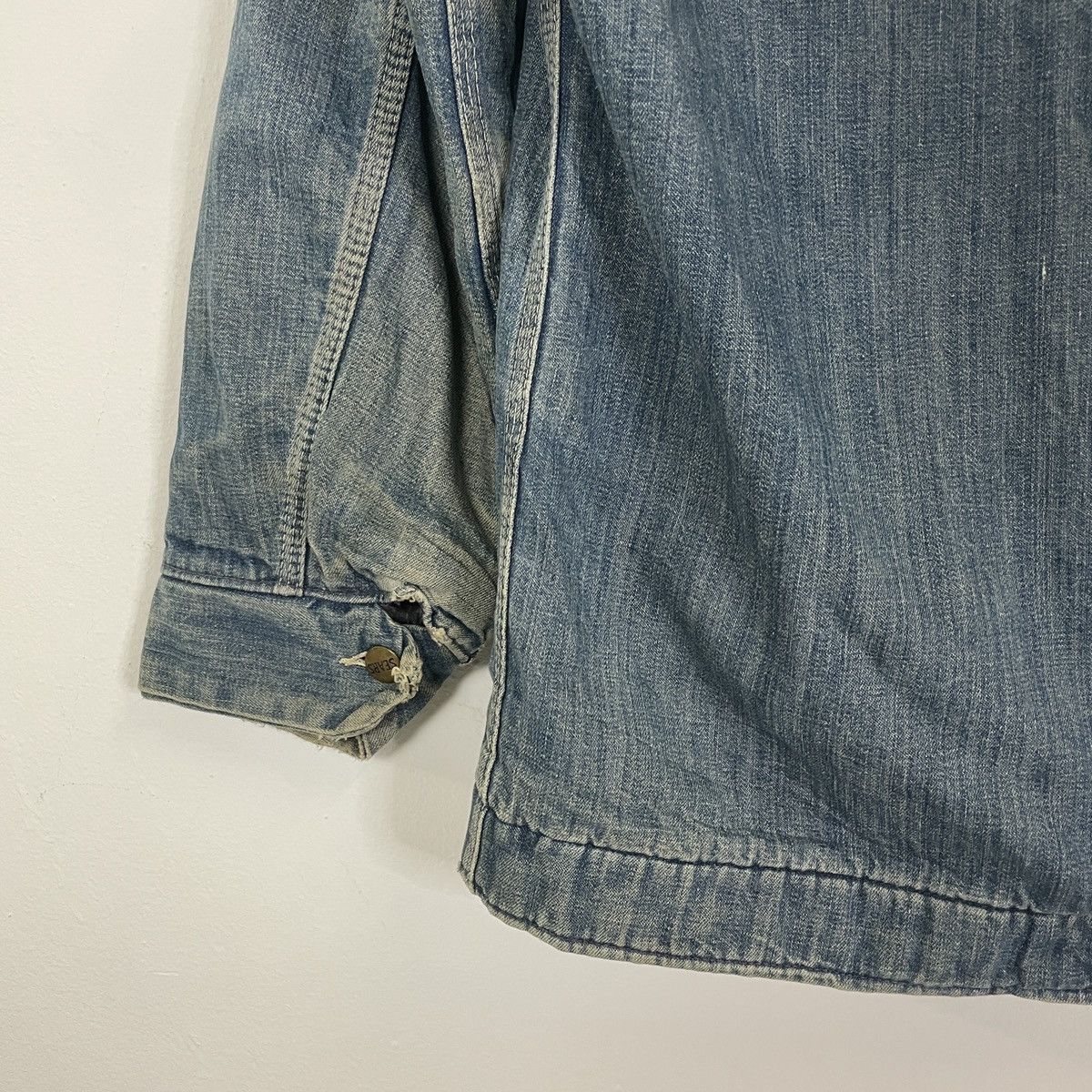 Sears RARE‼️Vintage 60s Sears Button Ups Workers Denim Jacket Size US L / EU 52-54 / 3 - 10 Thumbnail
