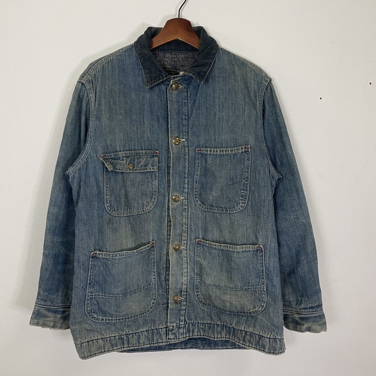 Sears RARE‼️Vintage 60s Sears Button Ups Workers Denim Jacket Size US L / EU 52-54 / 3 - 2 Thumbnail