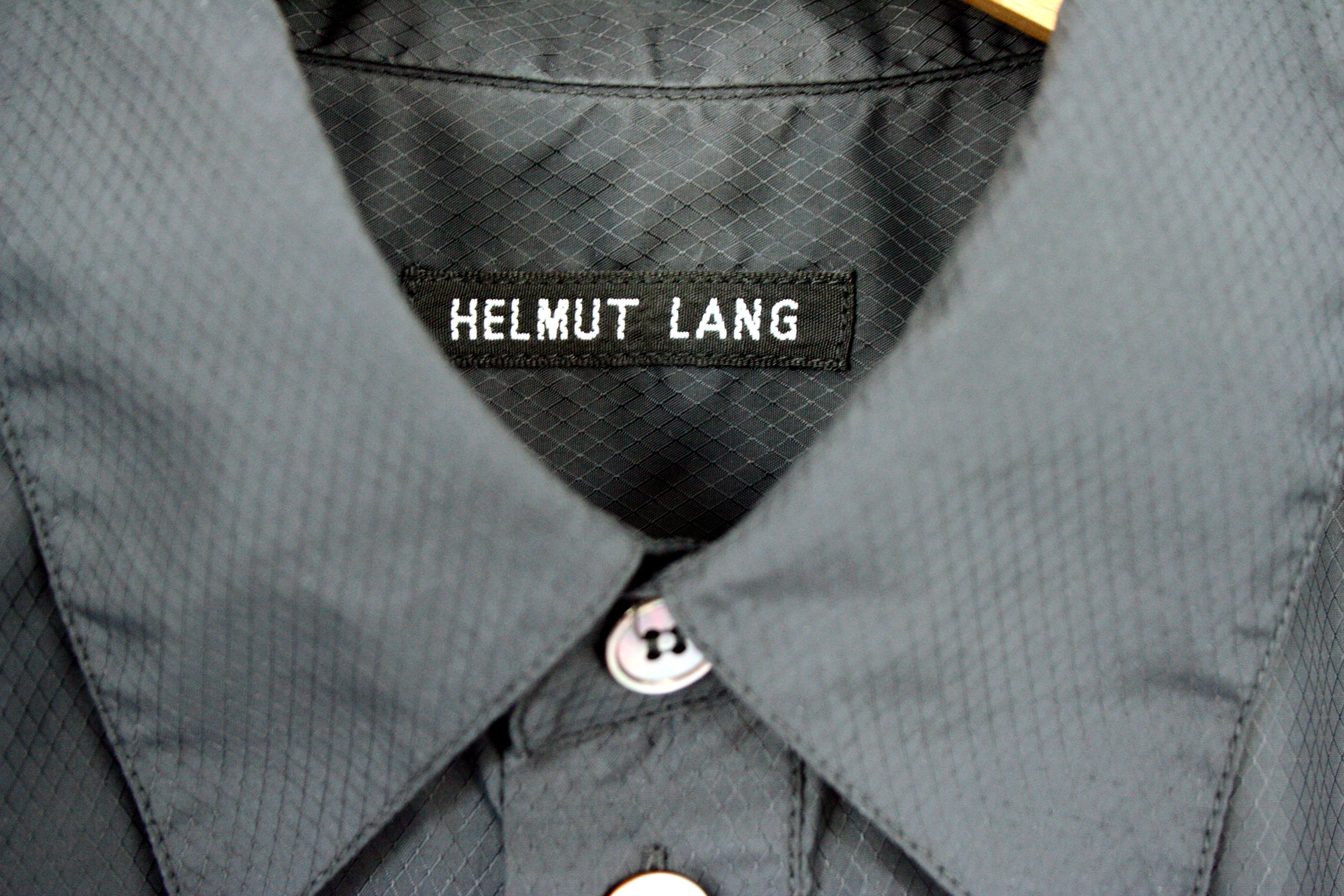 Helmut Lang Helmut Lang Black Nylon "Snakeskin" Polo 44 XS / Small Size US S / EU 44-46 / 1 - 7 Thumbnail