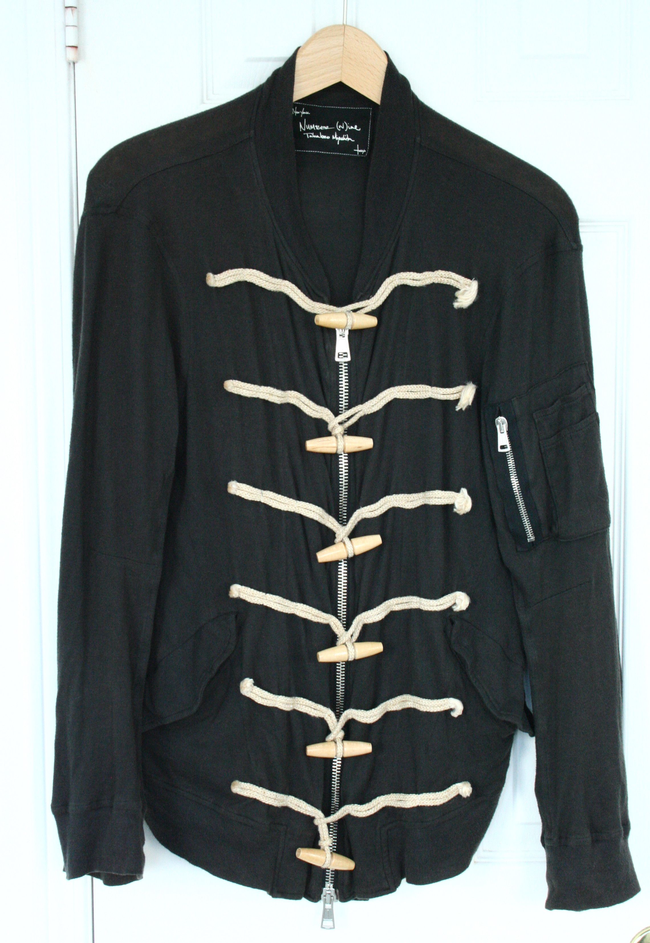 Number (N)ine Number nine striped Cardigan | Grailed