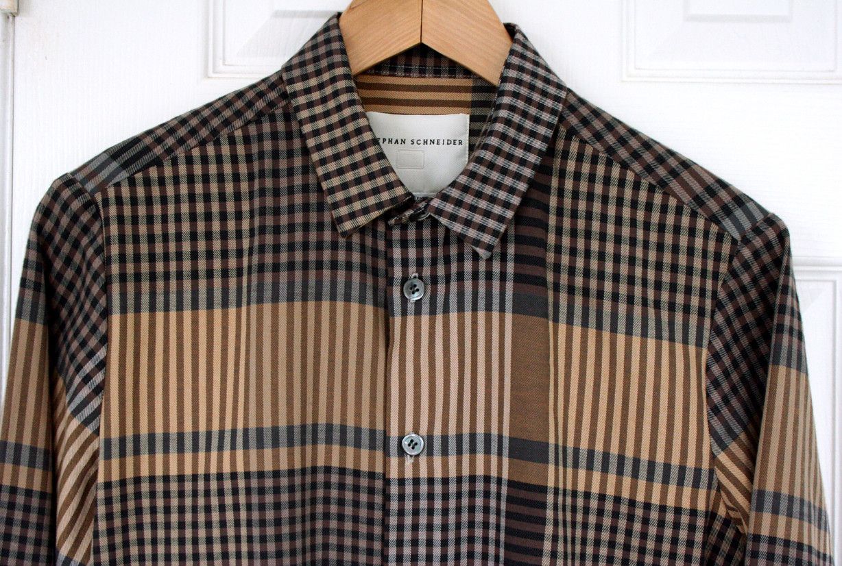Stephan Schneider Stephan Schneider Twill Plaid Button-Up Shirt Size US XS / EU 42 / 0 - 3 Thumbnail