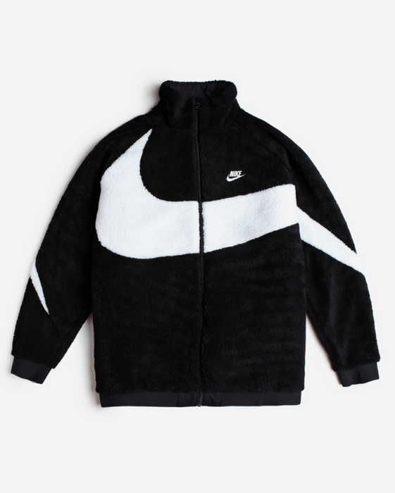 Nike Nike Big Swoosh Reversible Fleece Jacket | Grailed