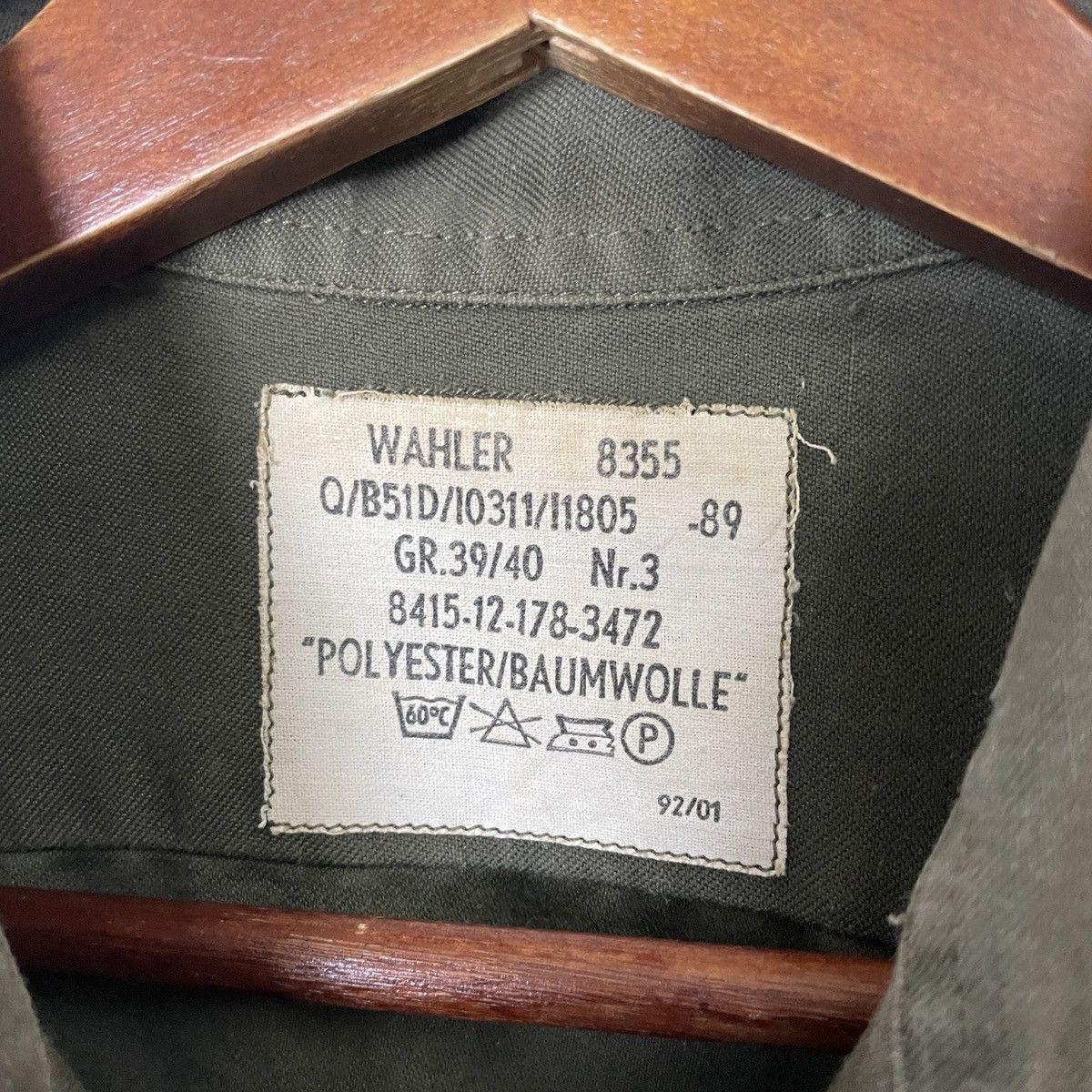 Vintage Vintage German Army Wahler 8355 Jacket Size US S / EU 44-46 / 1 - 6 Thumbnail